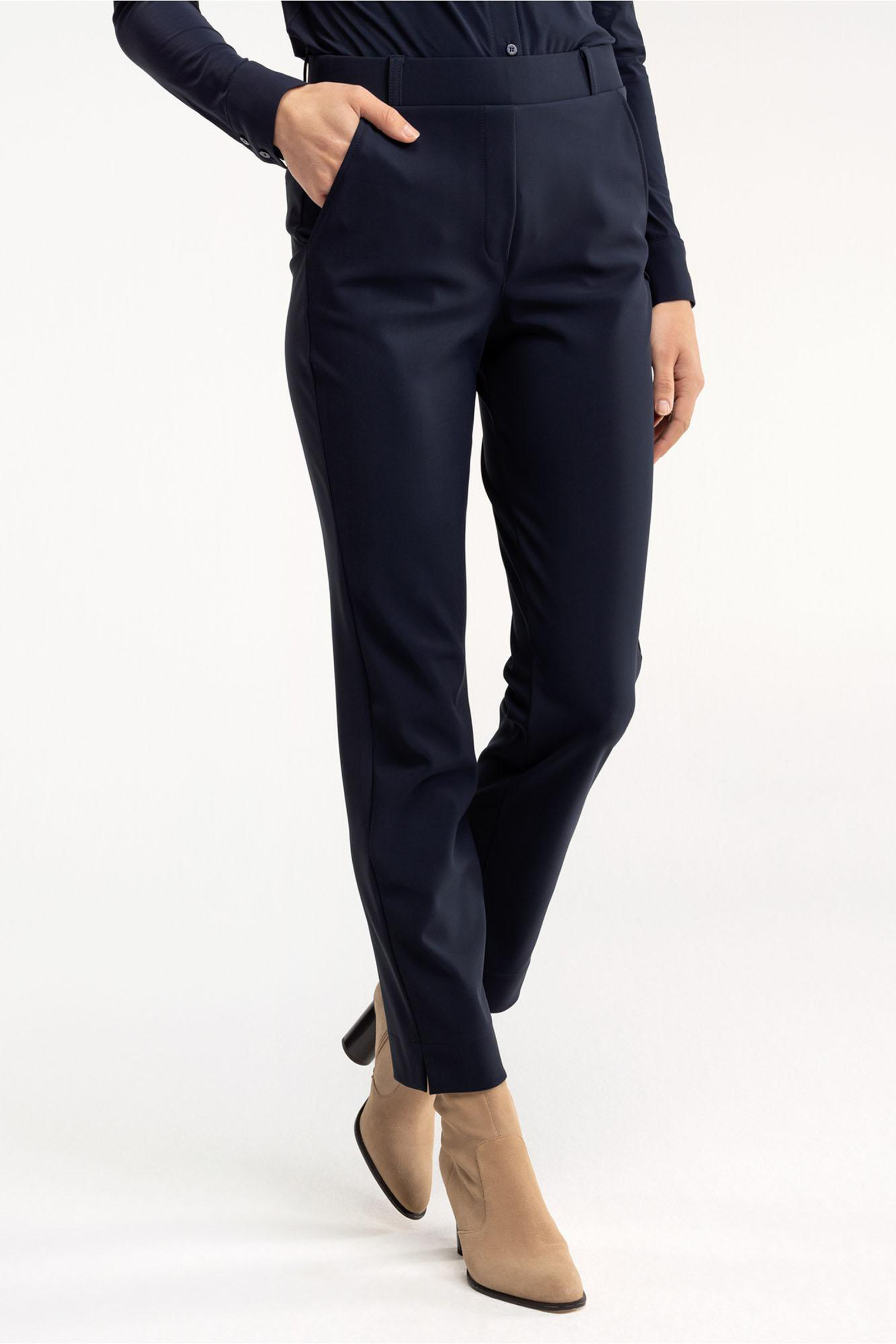 Dames broek blauw
