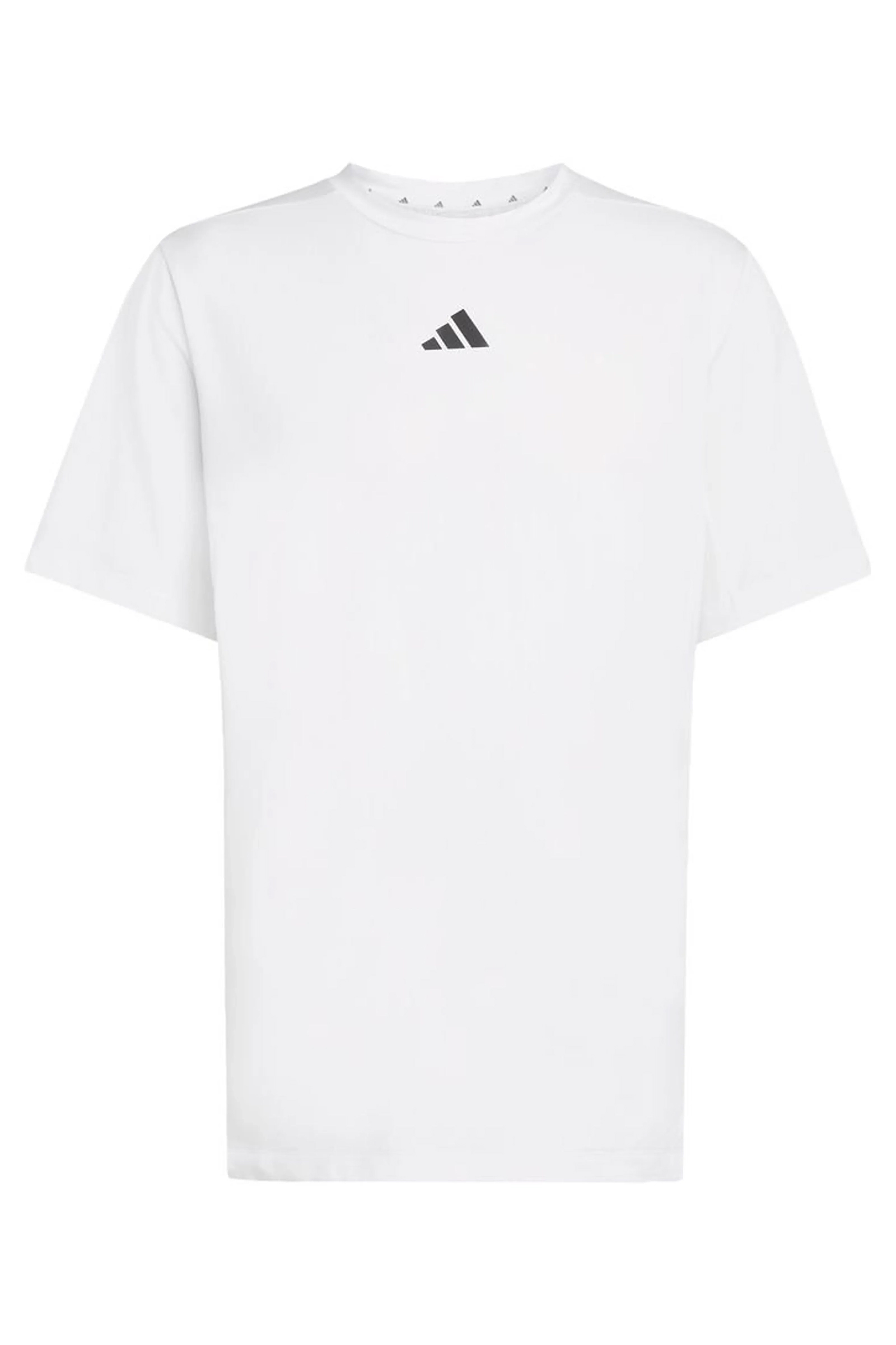 Fitness heren t-shirt km wit