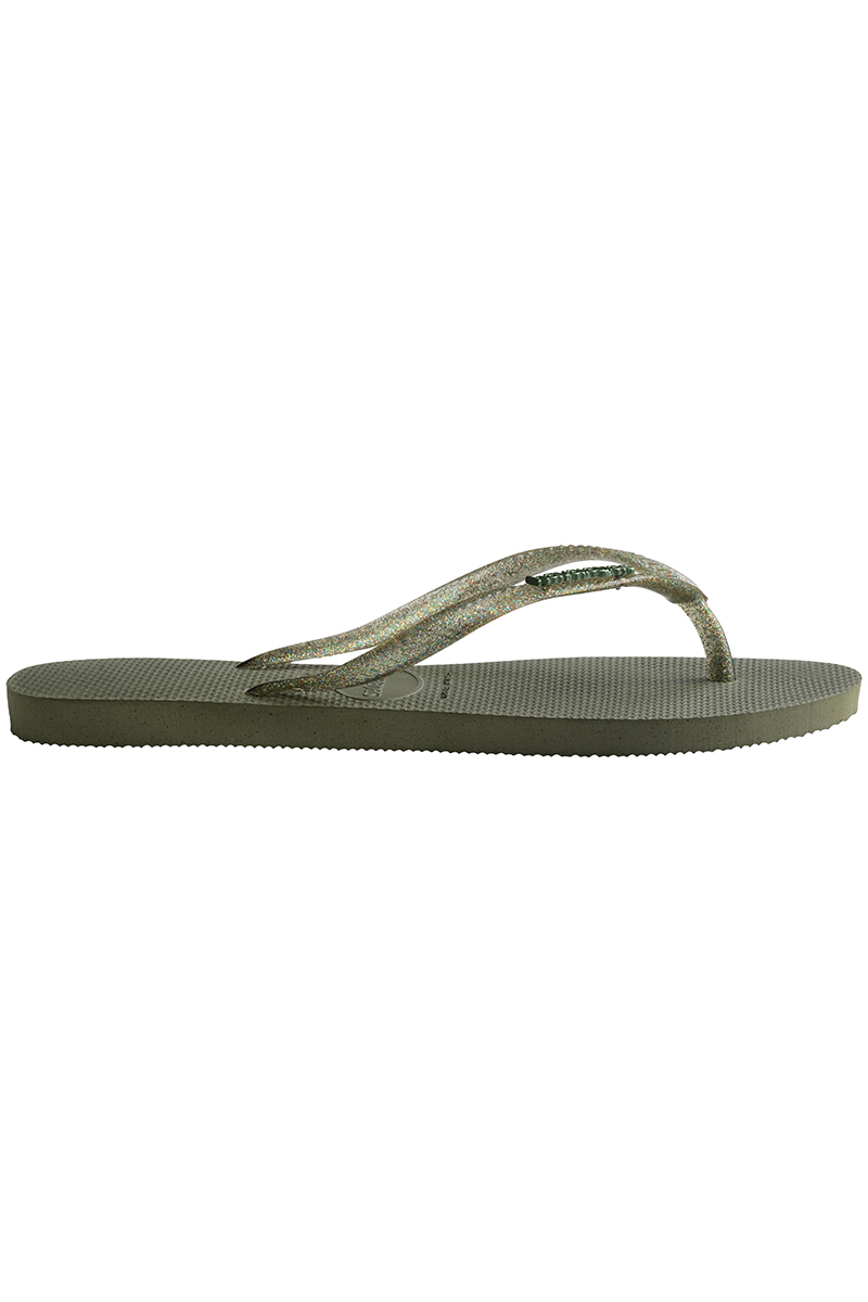 Havaianas HAVAIANAS SLIM LOGO METALLIC Groen-1 3