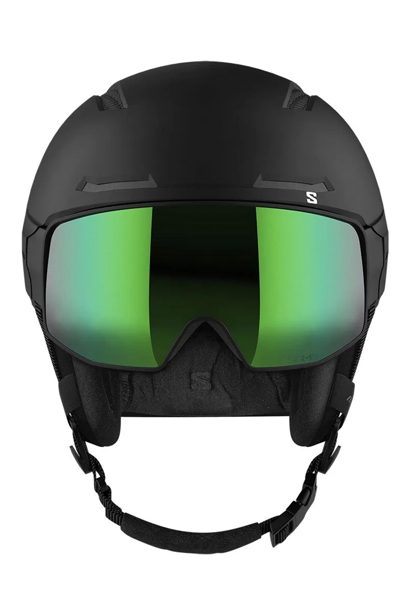Wintersport helm senior zwart