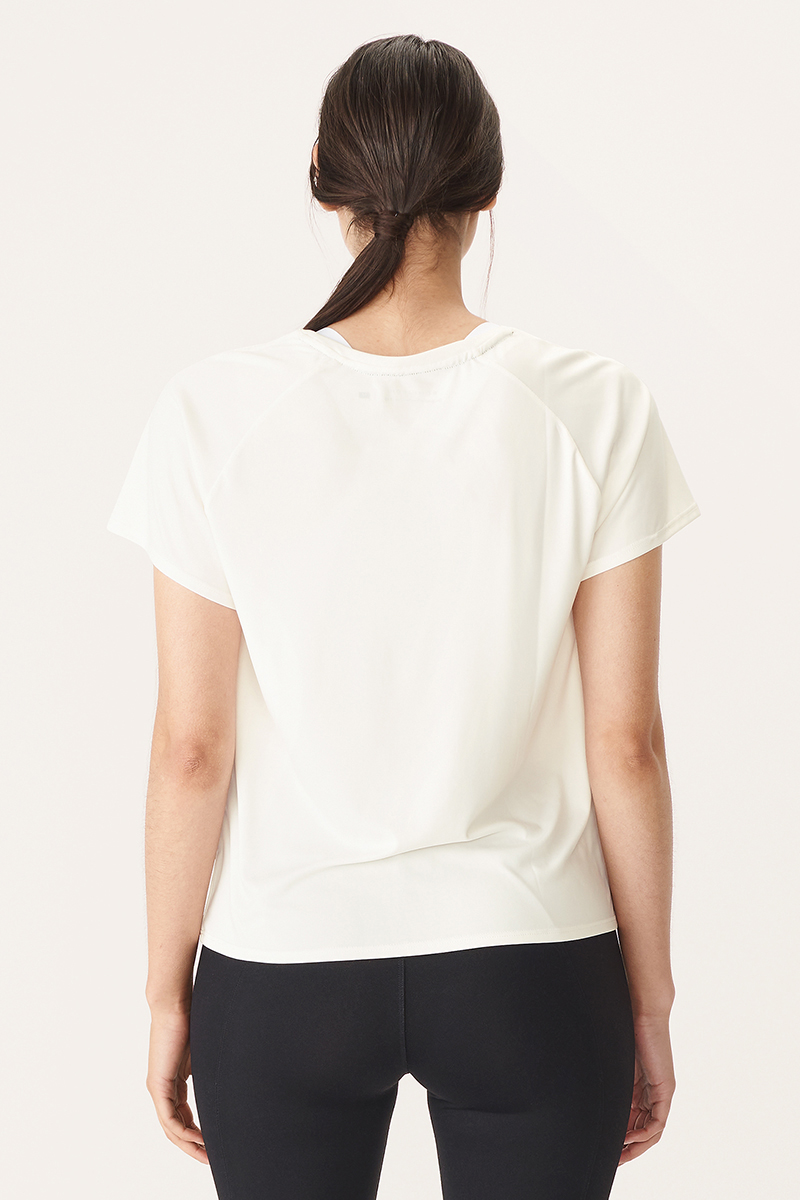 Rohnisch ACTIVE LOGO TEE Ecru-1 3
