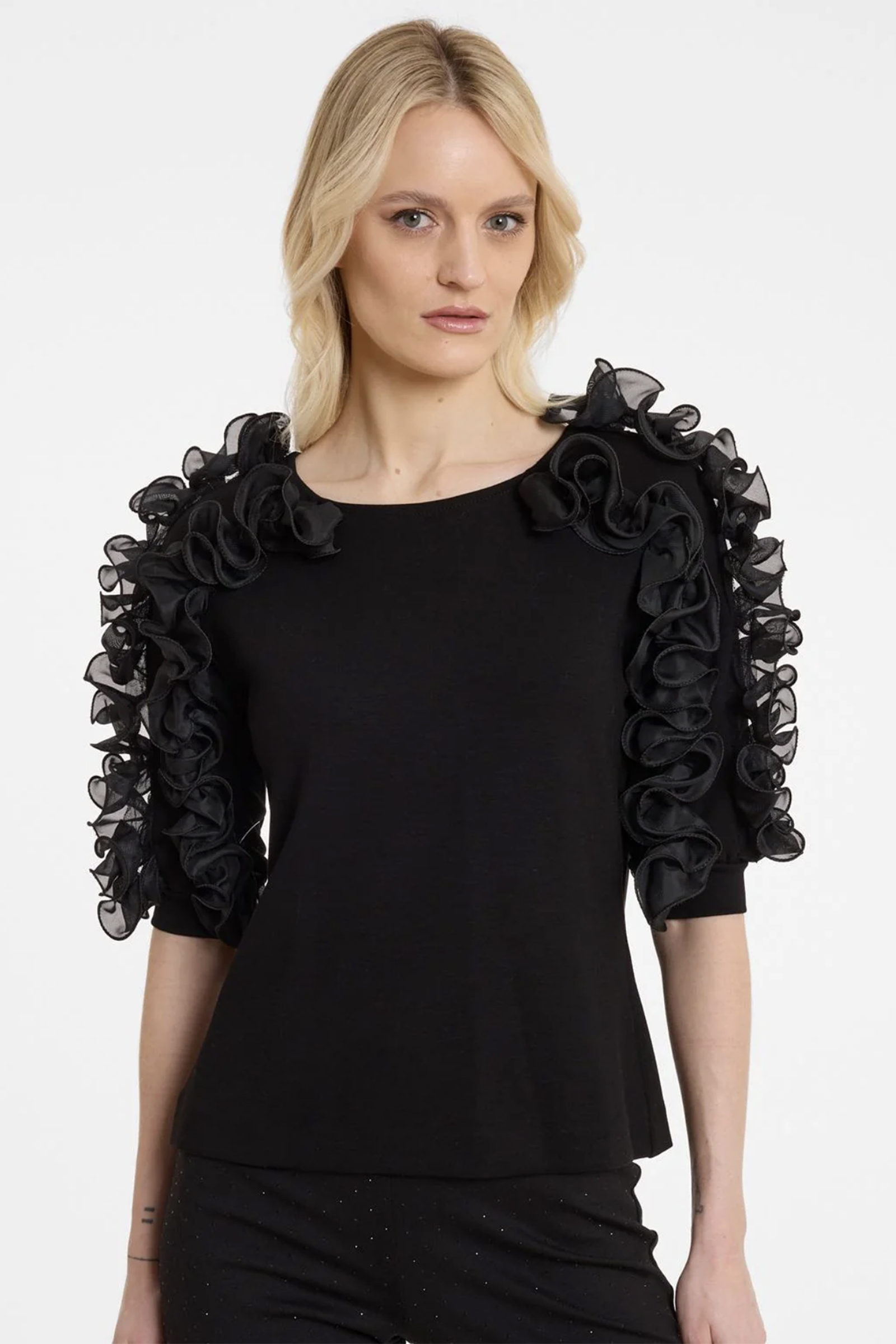 Dames top zwart