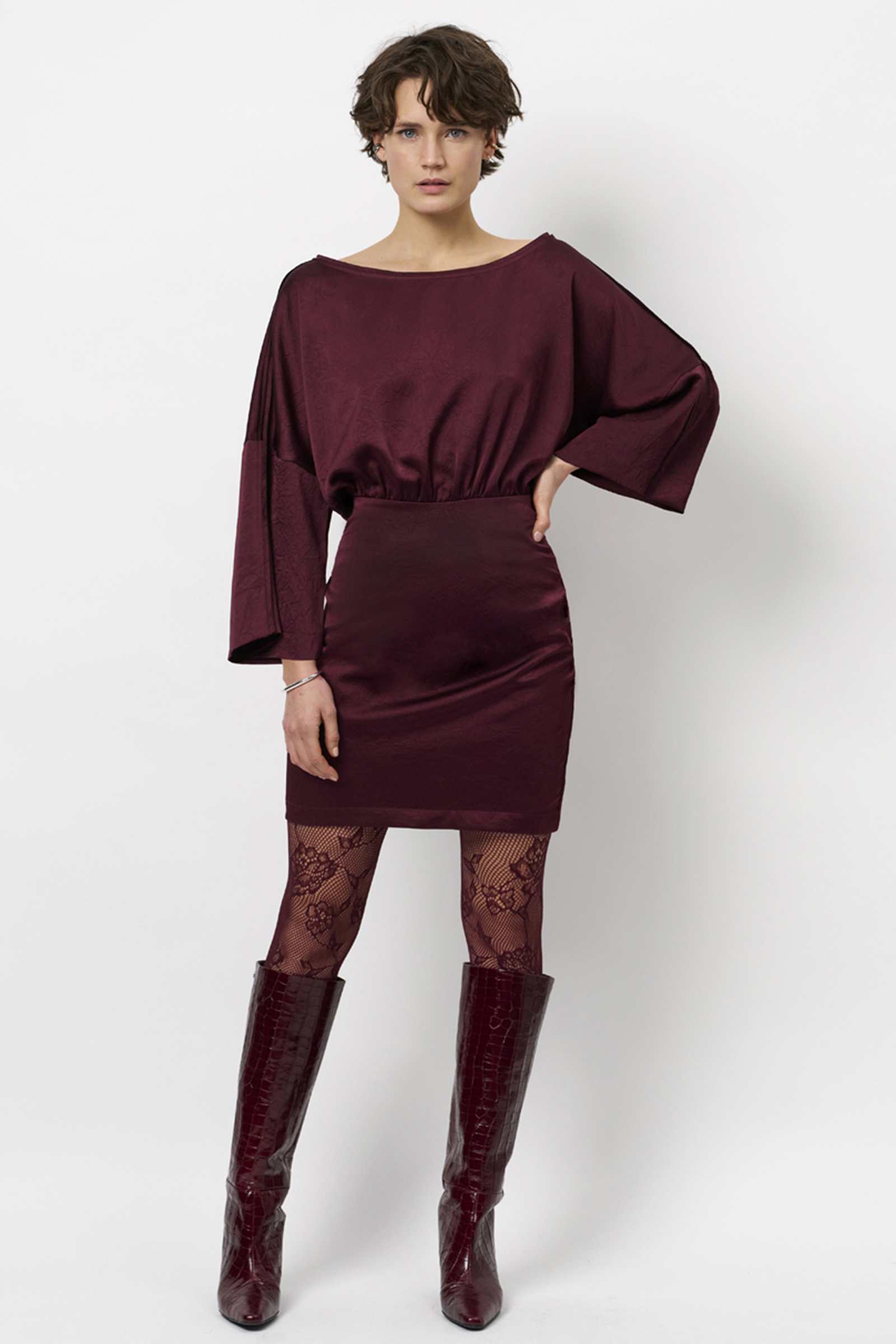 Dames jurk rood