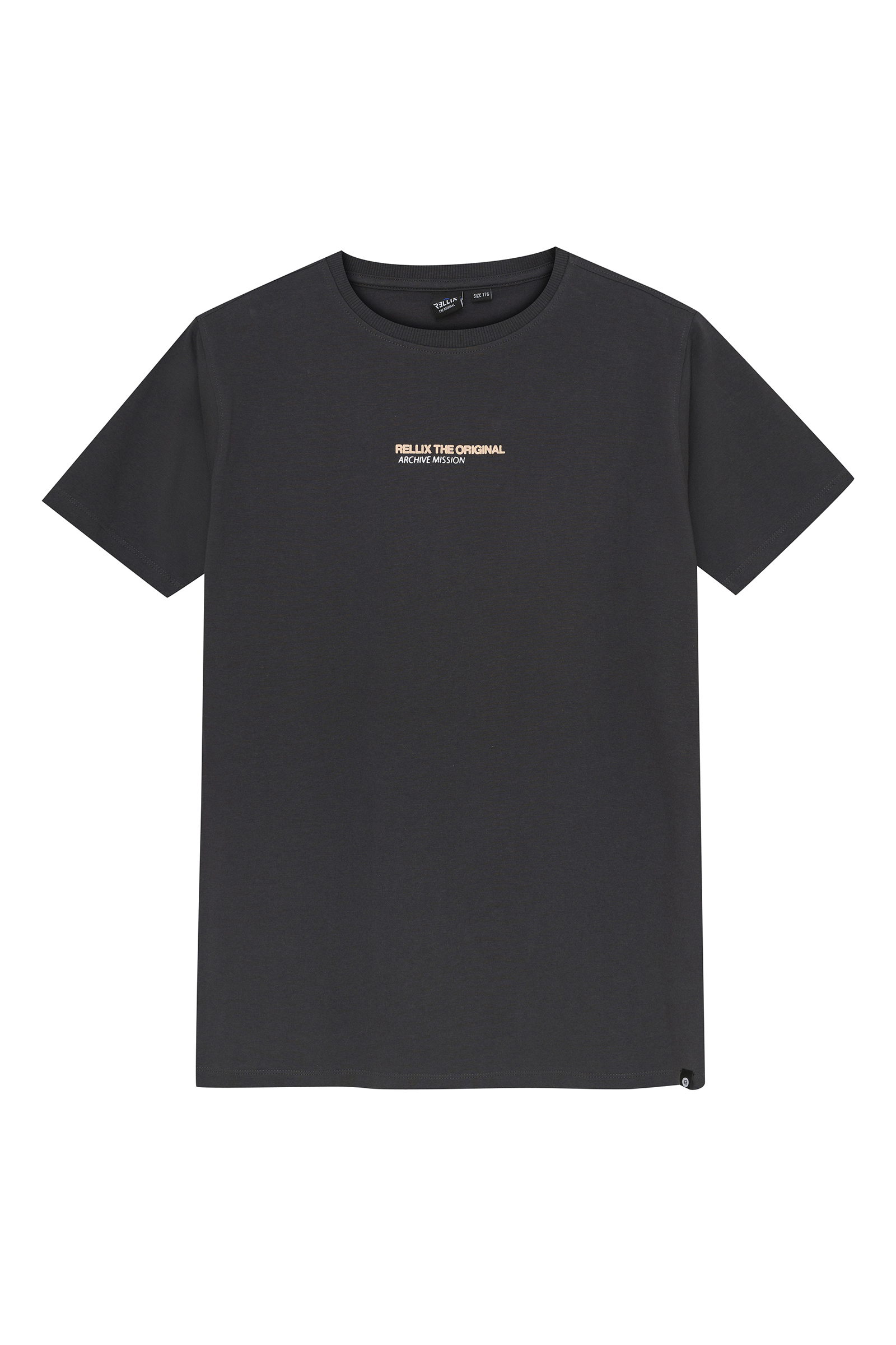 Jongens t-shirt korte mouw grijs