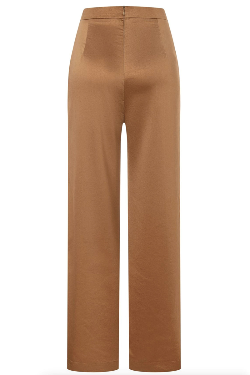 Dames broek bruin