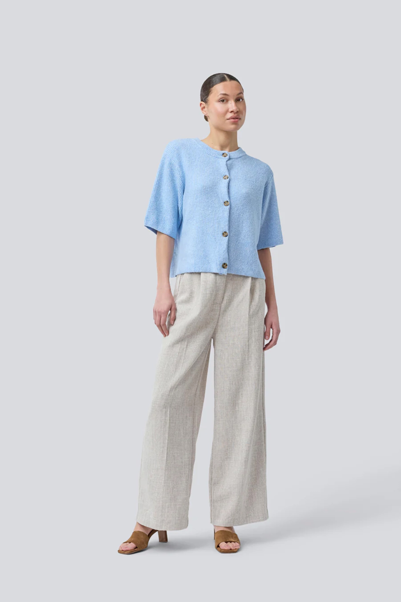 Modström Noe cardigan Blauw-1 2