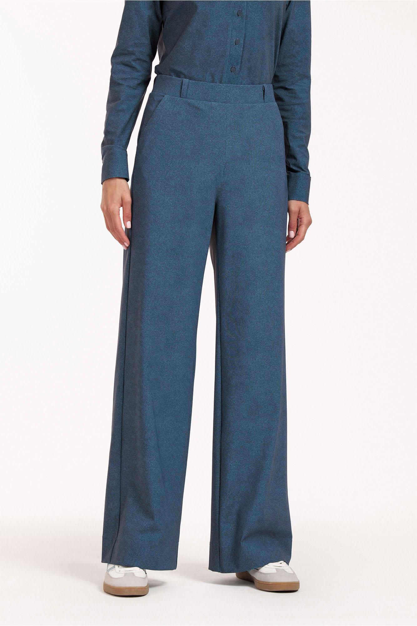 Dames broek blauw