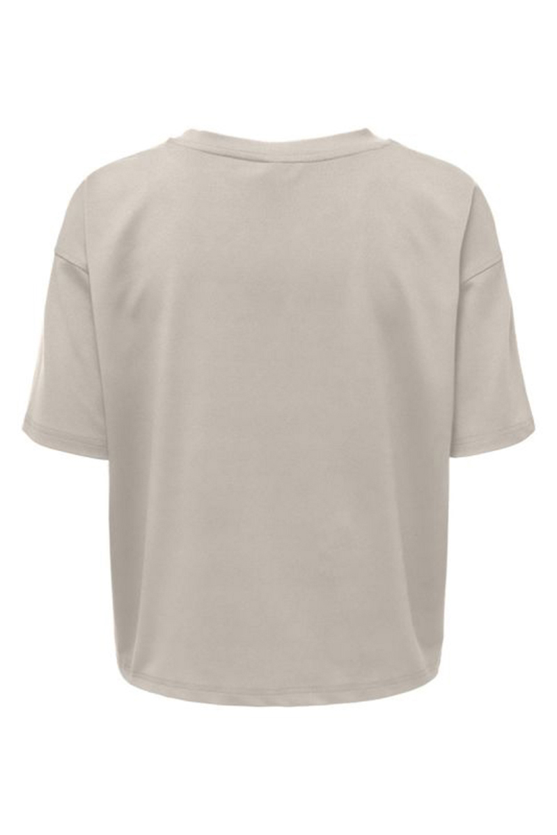 Fitness dames t-shirt km grijs