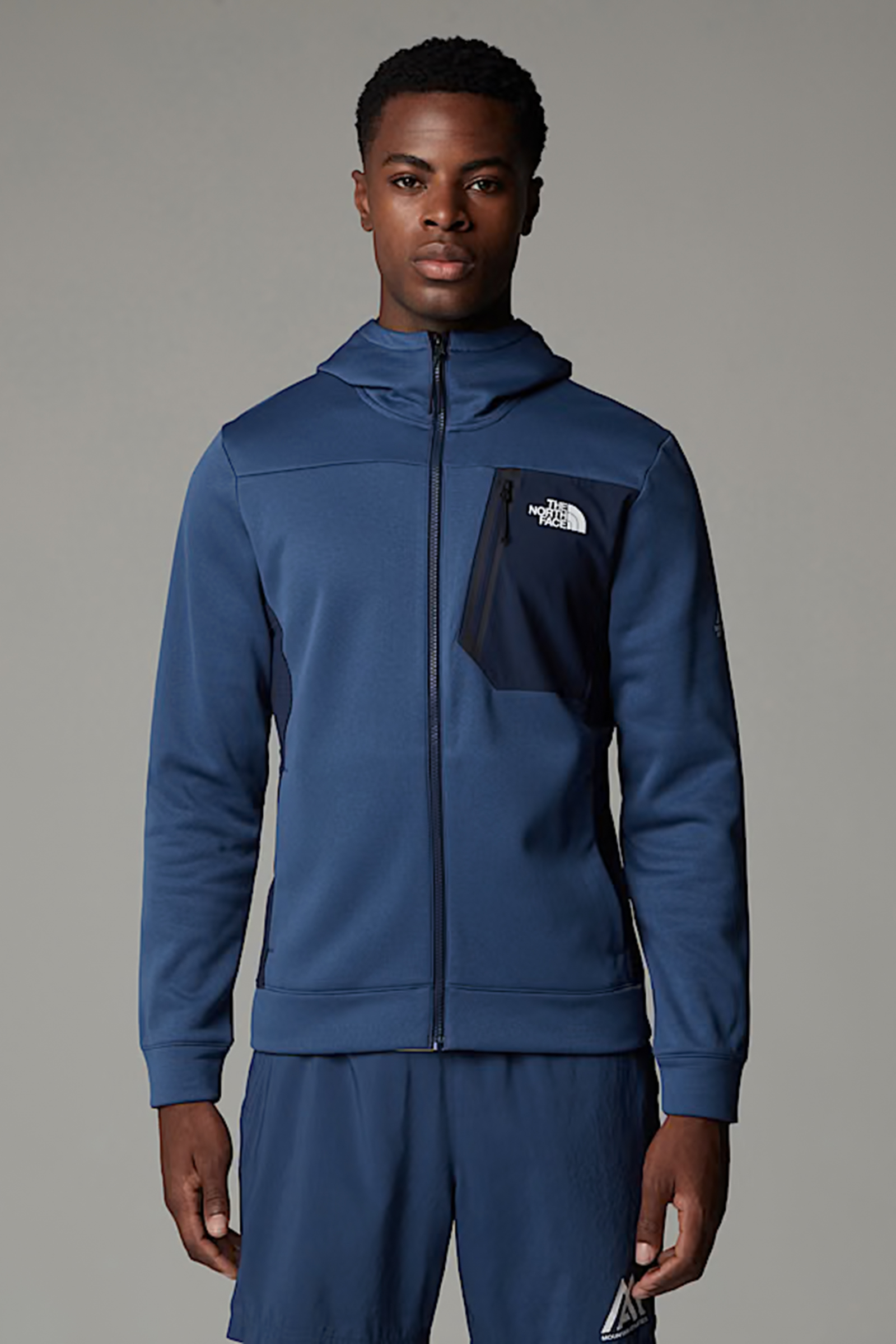 Fitness heren vest blauw