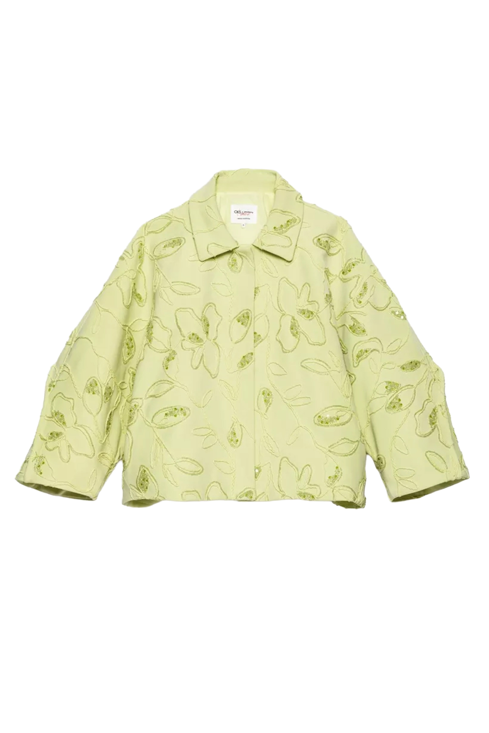 Dames blouse korte mouw groen