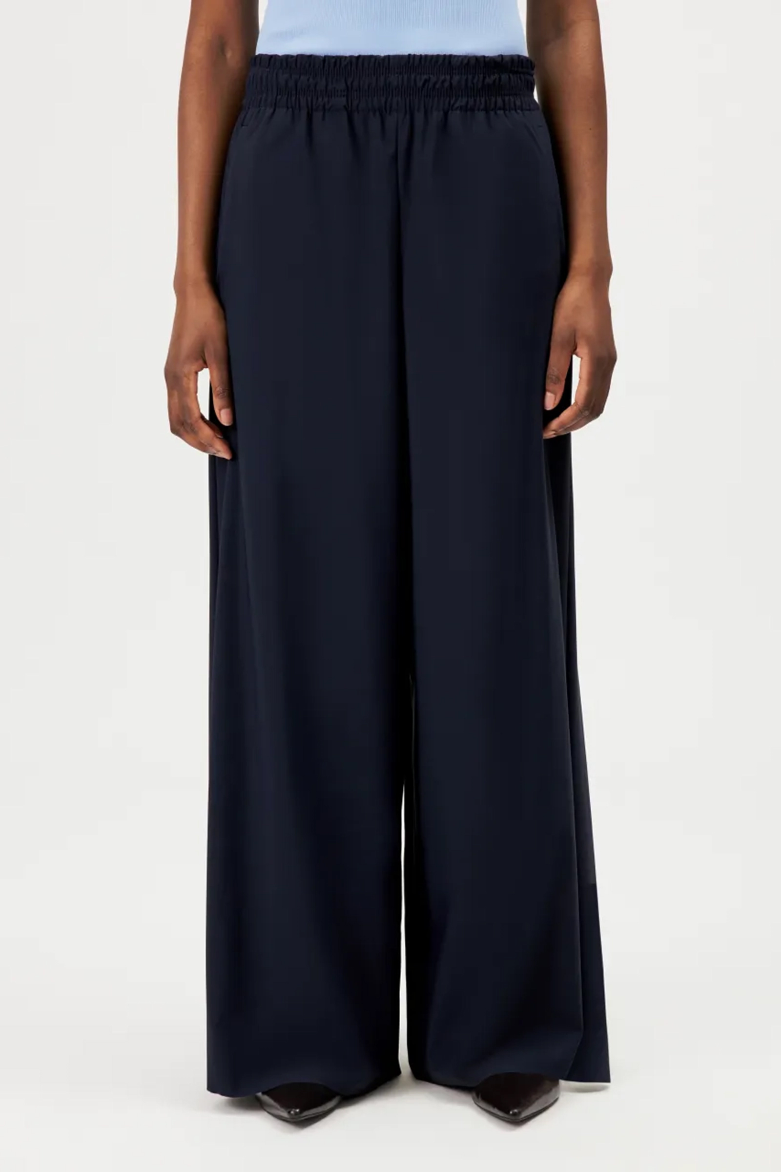 Dames broek blauw
