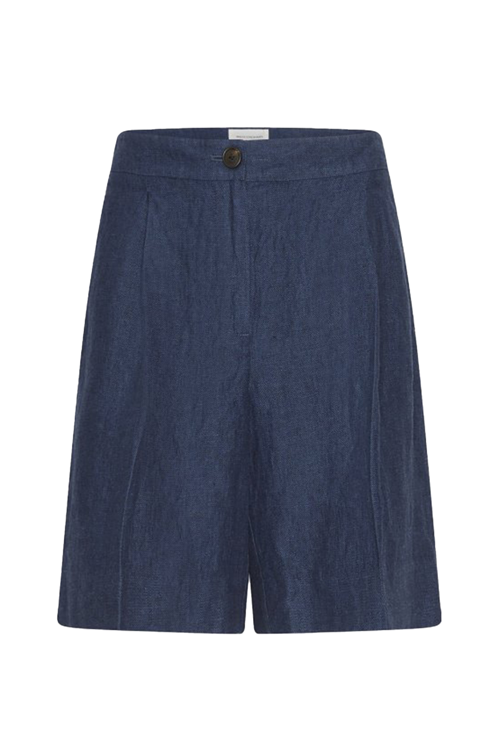 Dames short blauw