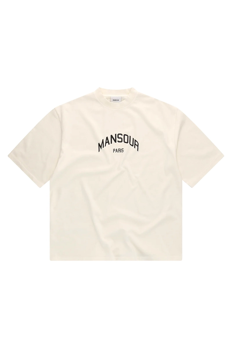 Mansour VARSITY T-SHIRT Wit 1