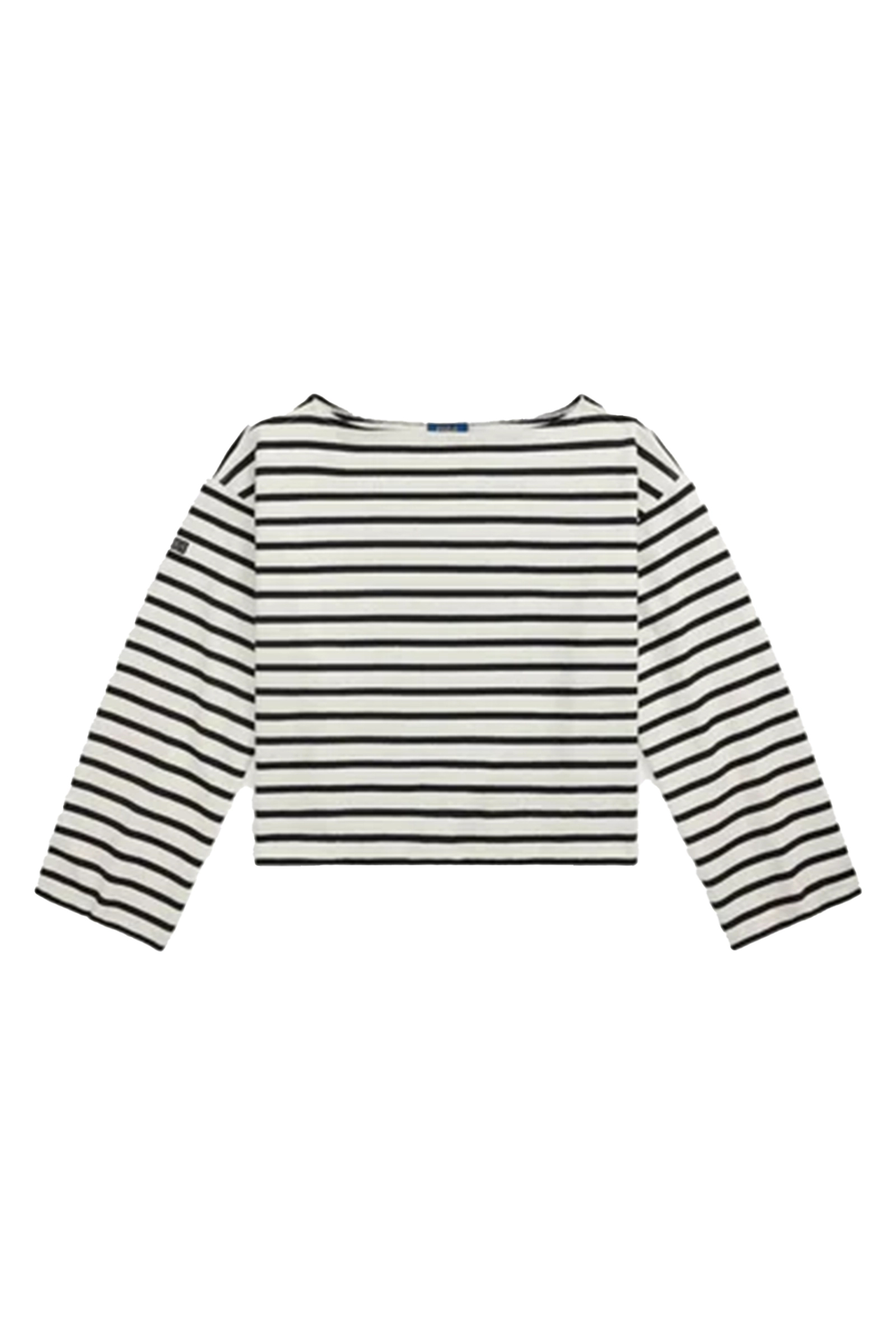 Dames t-shirt lange mouw blauw