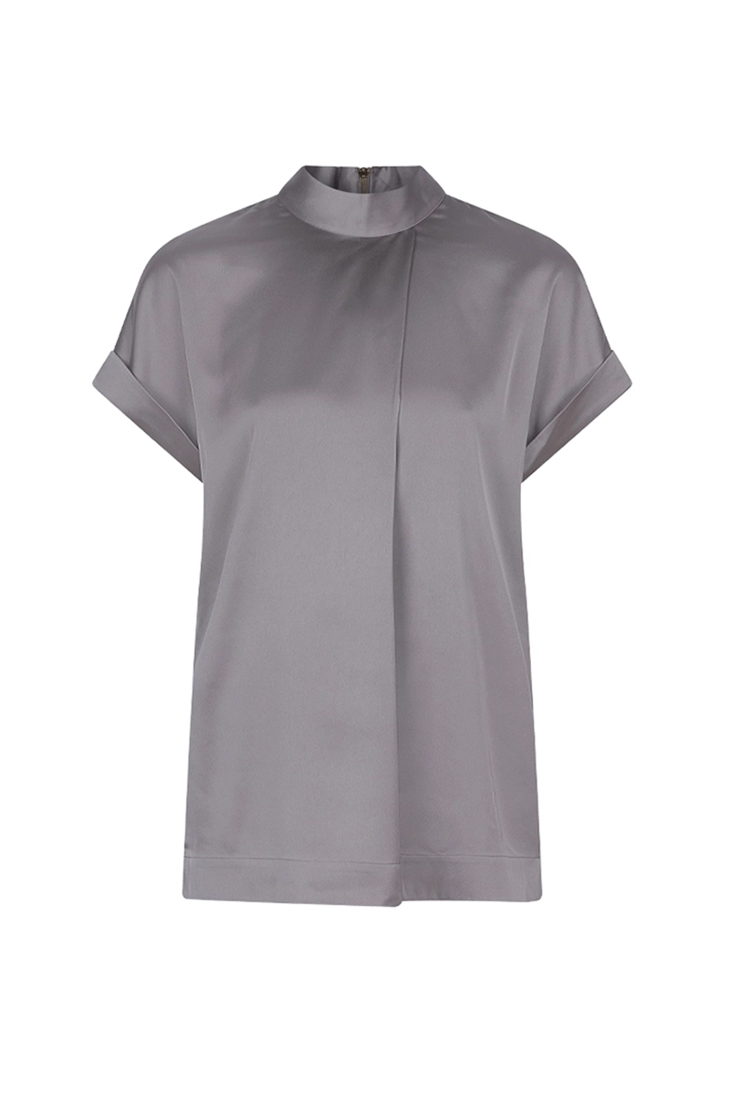 Dames top grijs