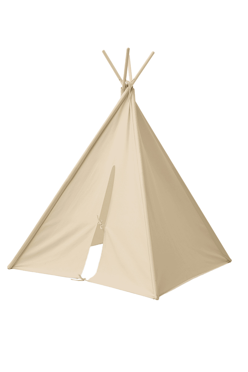 Kids Concept Tipi tent bruin/beige-1 1