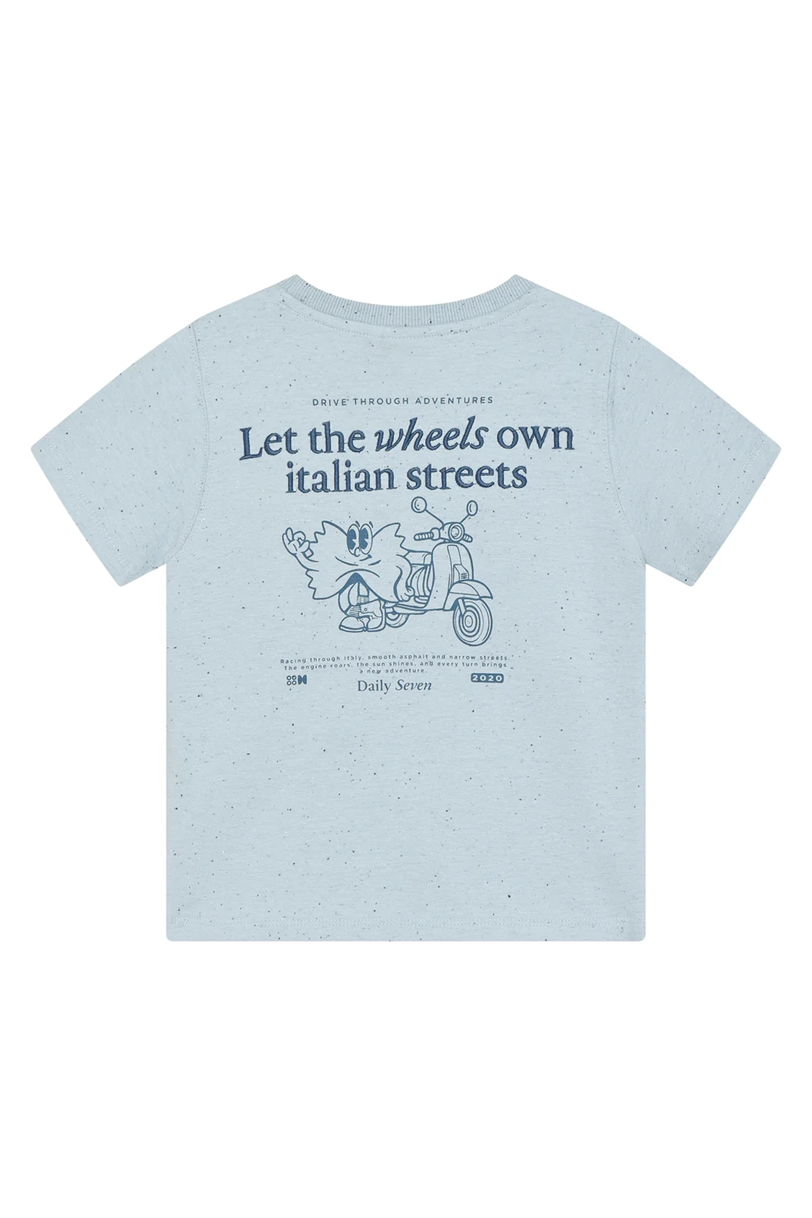 Jongens t-shirt korte mouw blauw