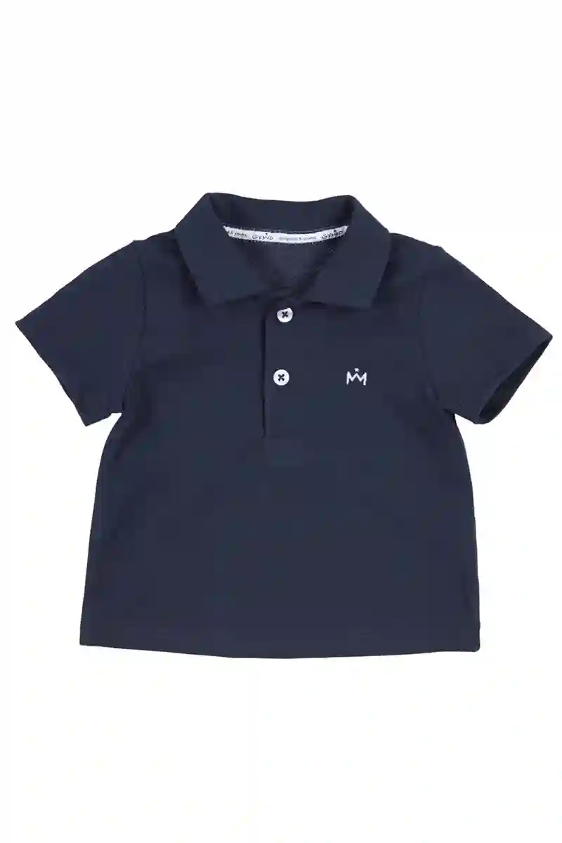 Baby t-shirt korte mouw blauw
