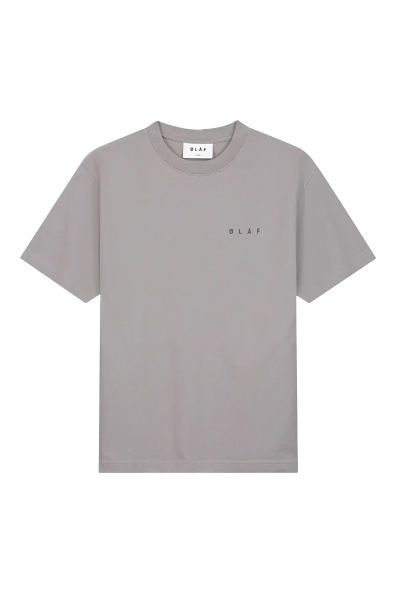 Heren t-shirt kortemouw grijs