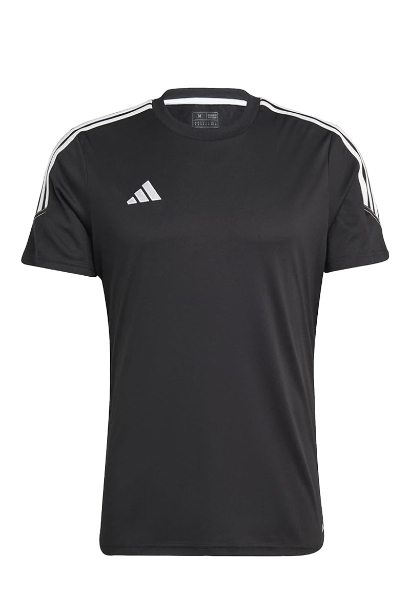 Voetbal heren t-shirt km zwart