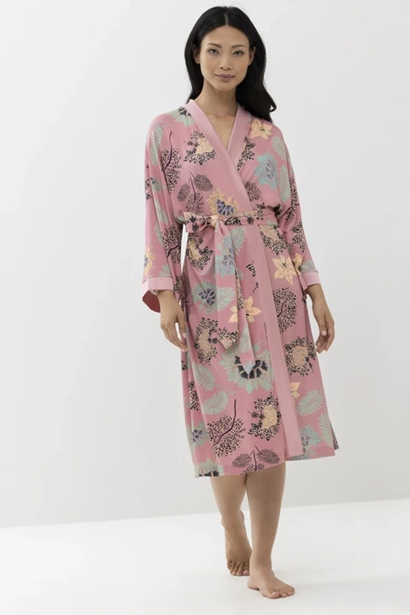 MEY Nachtmode dames badjas Rose-1 2