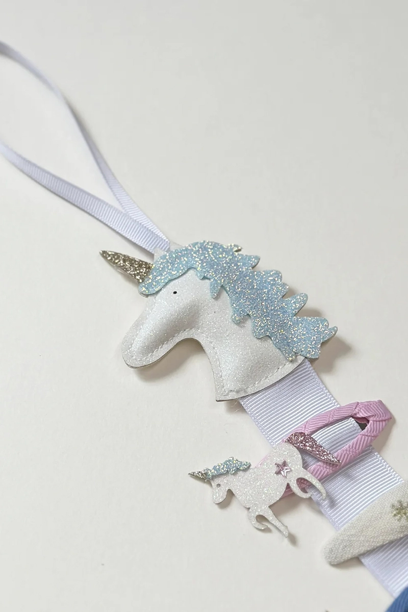 ROCKAHULA KIDS Unicorn clip hanger Rose-1 3