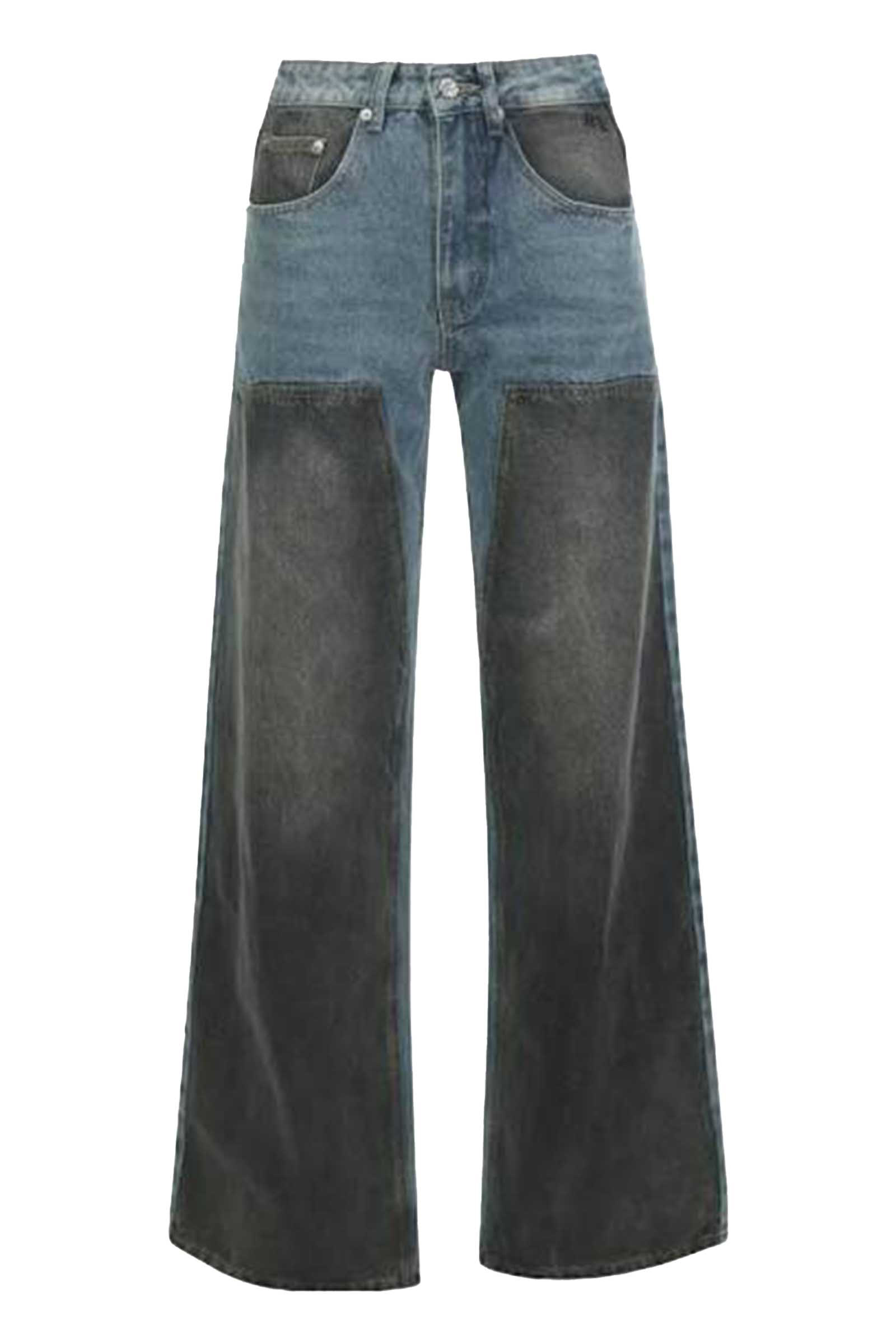Dames broek blauw