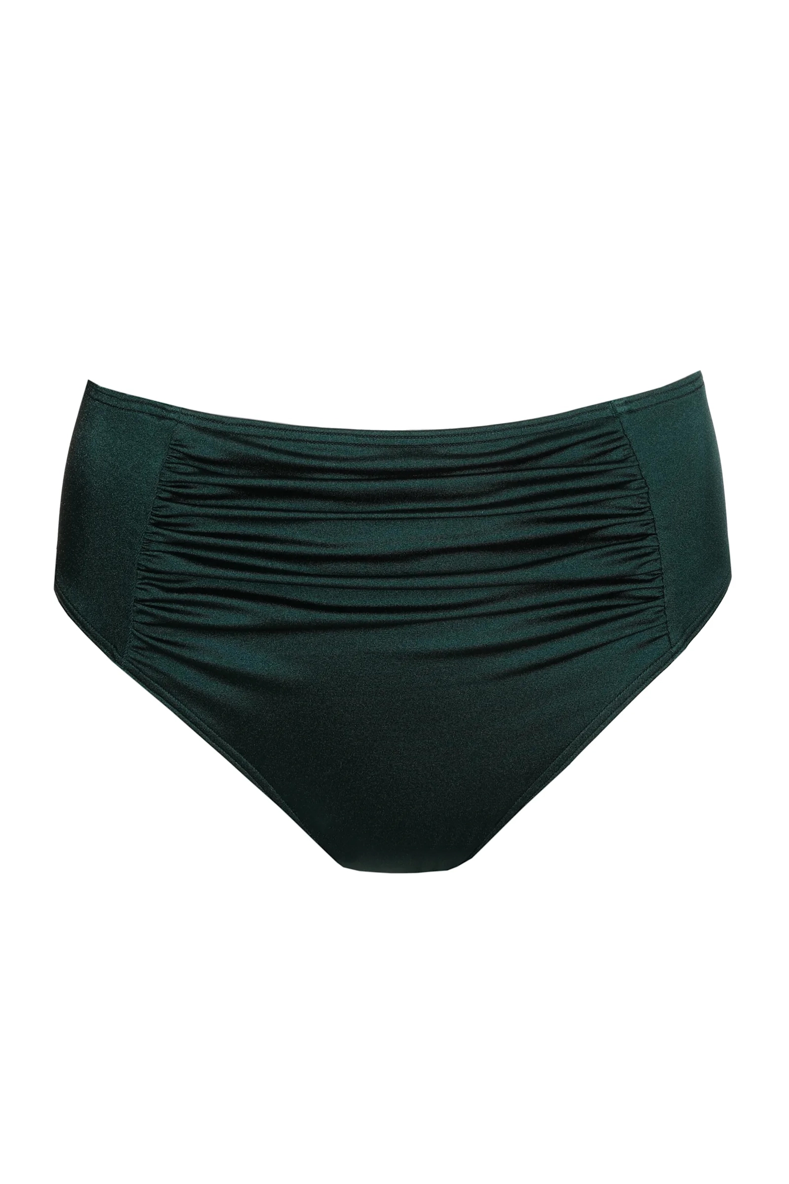 Bad/beach dames bikini slip groen