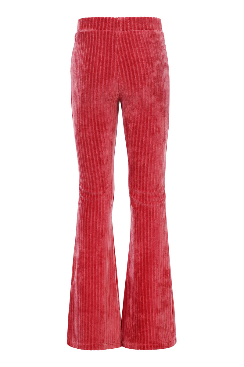 LOOXS LITTLE Little corduroy flare pants Rose-1 3