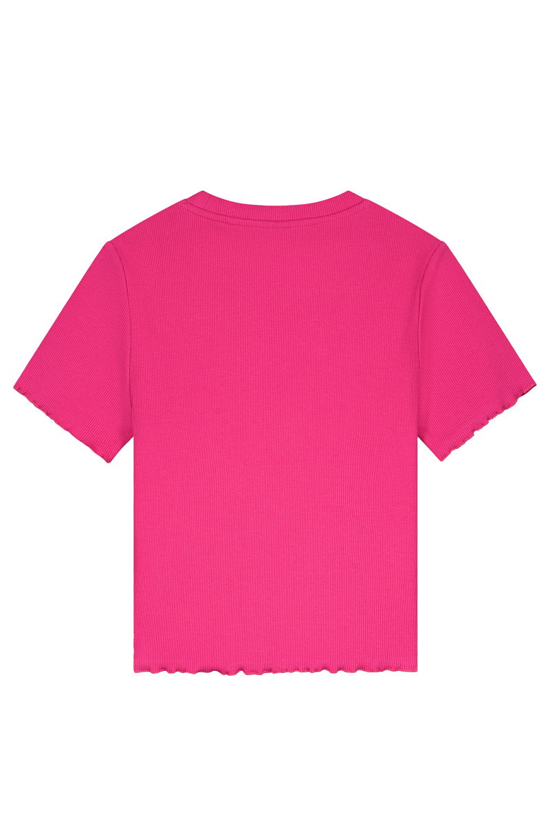 Meisjes t-shirt korte mouw rose