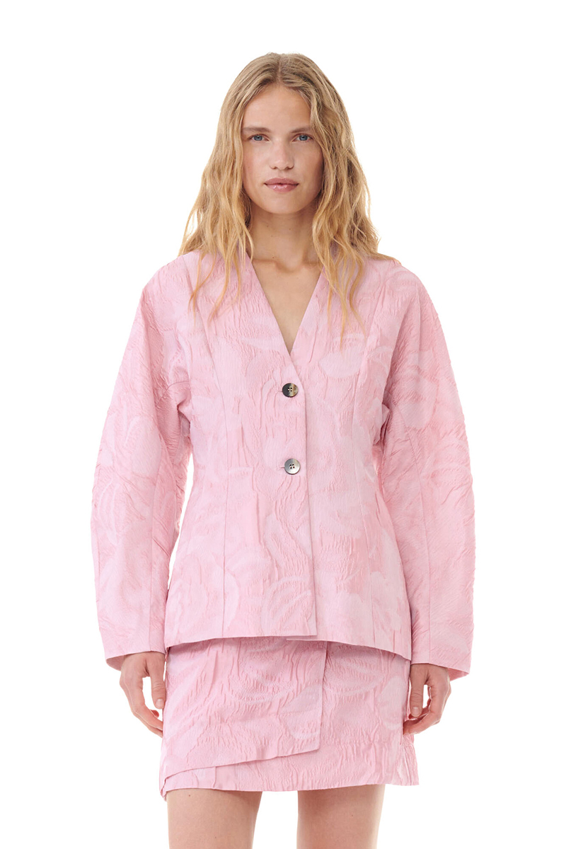 Dames blazer rose