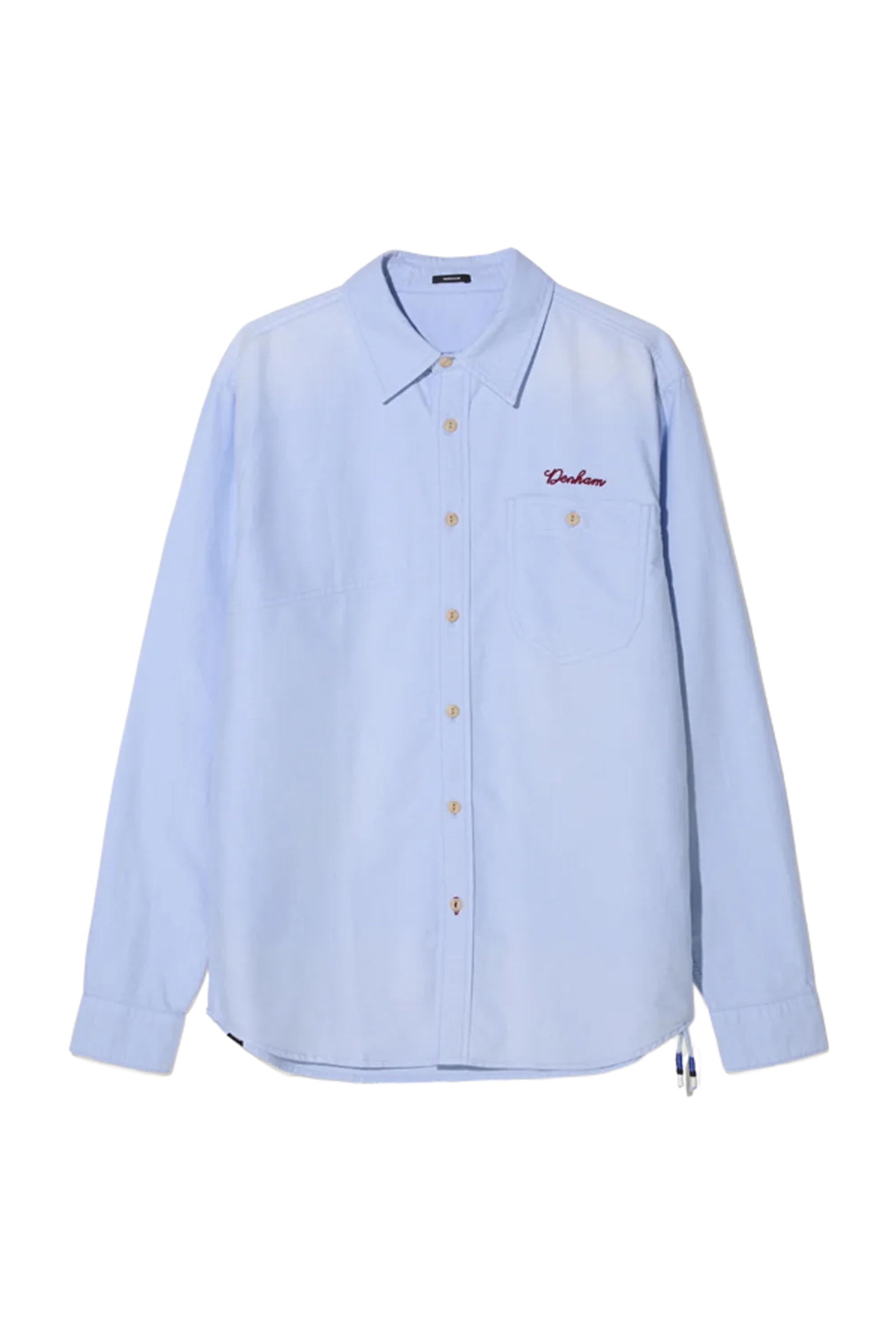 Heren overhemd lm casual blauw