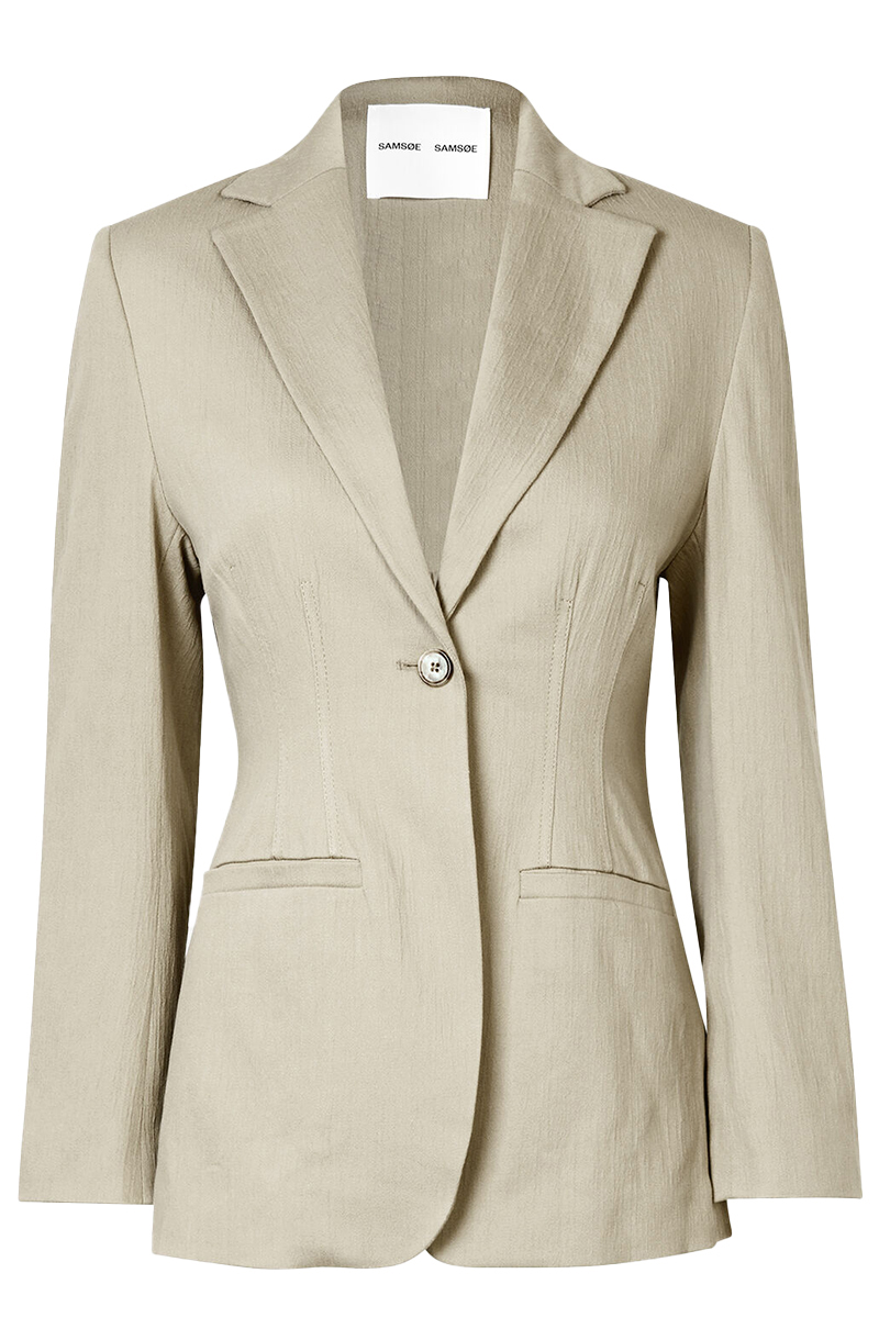 Dames blazer bruin