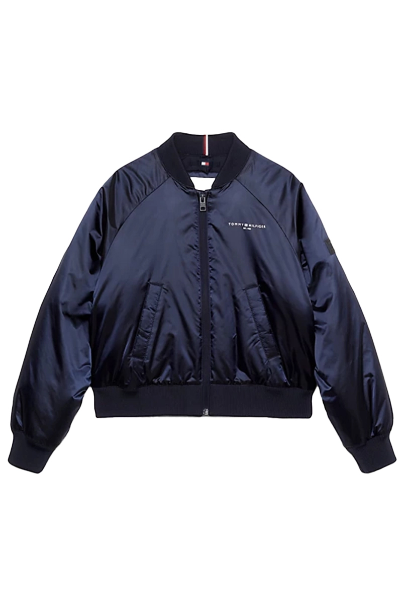 Tommy Hilfiger Essential bomber Blauw-1 1