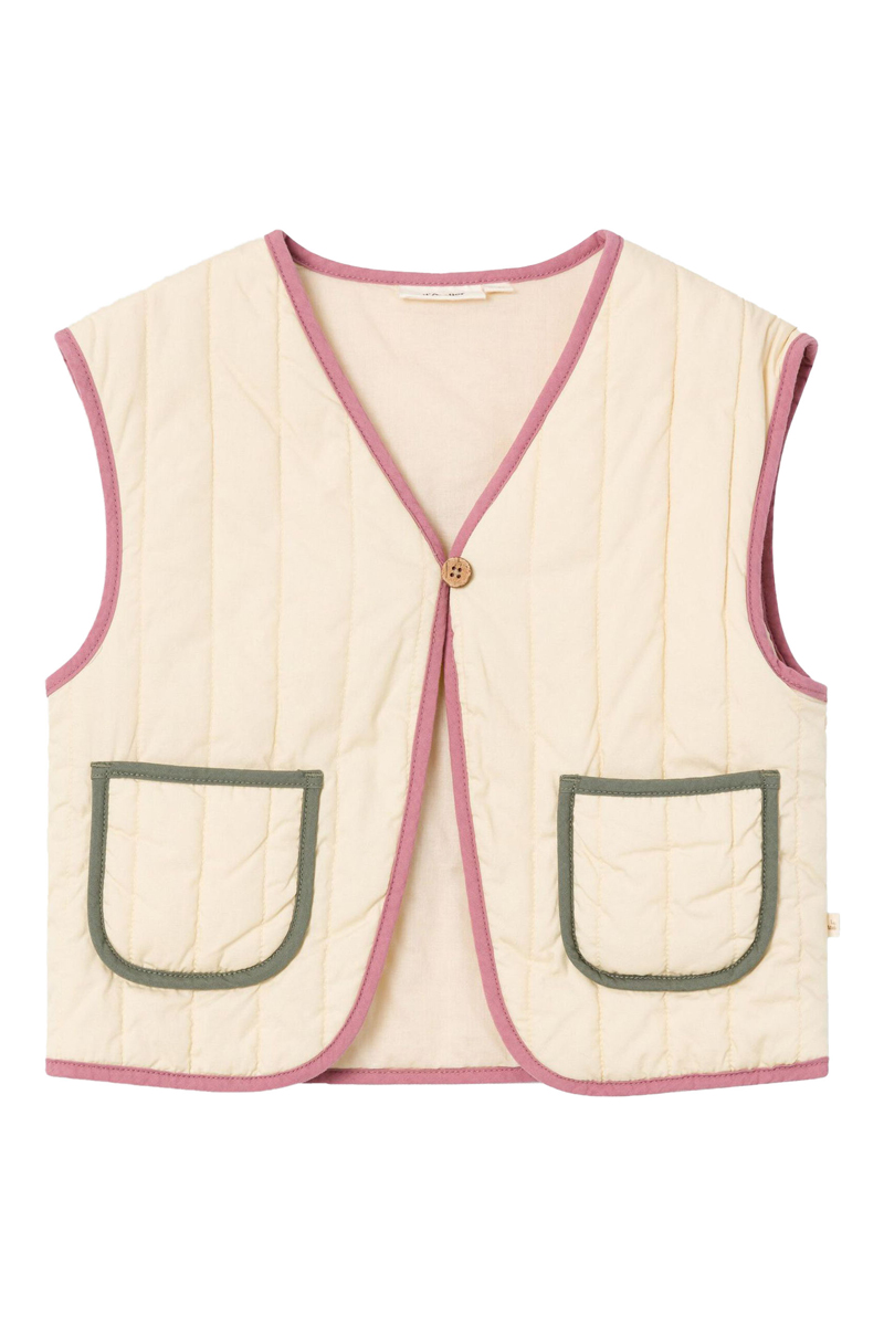 Meisjes vest bruin