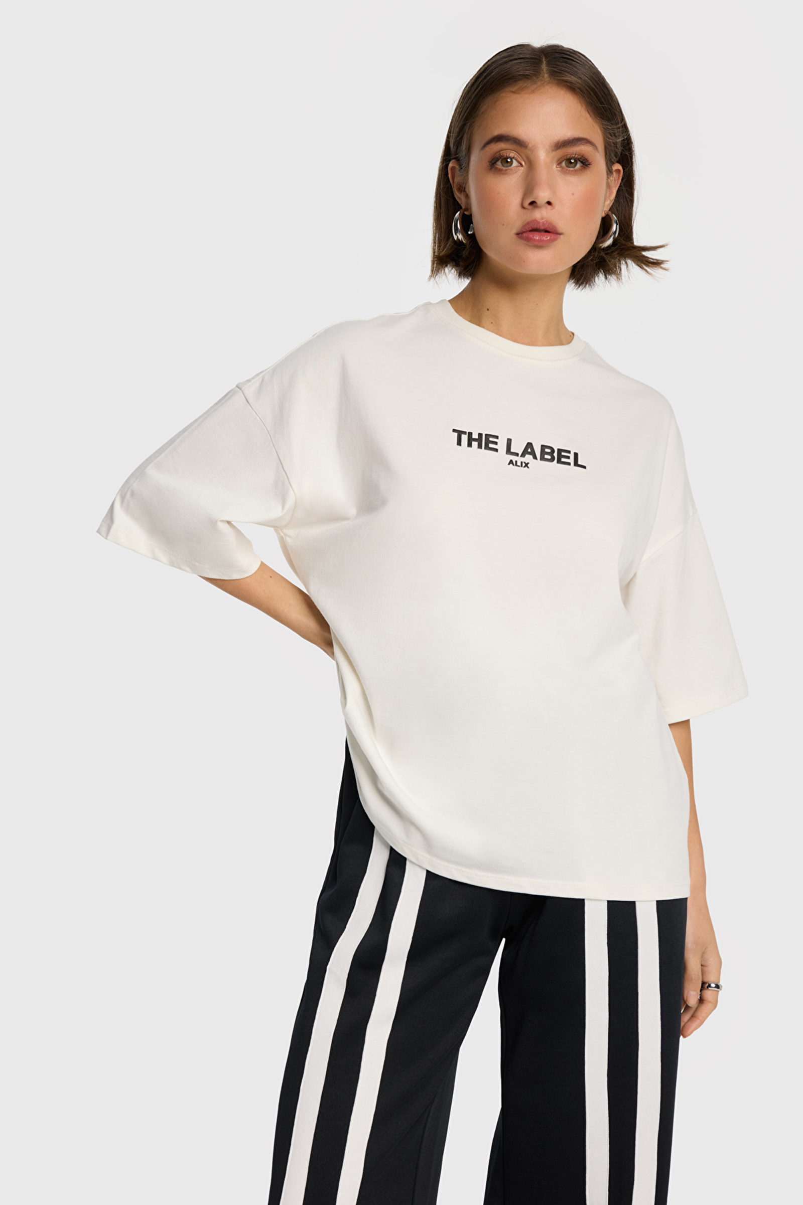 Dames blouse lange mouw wit