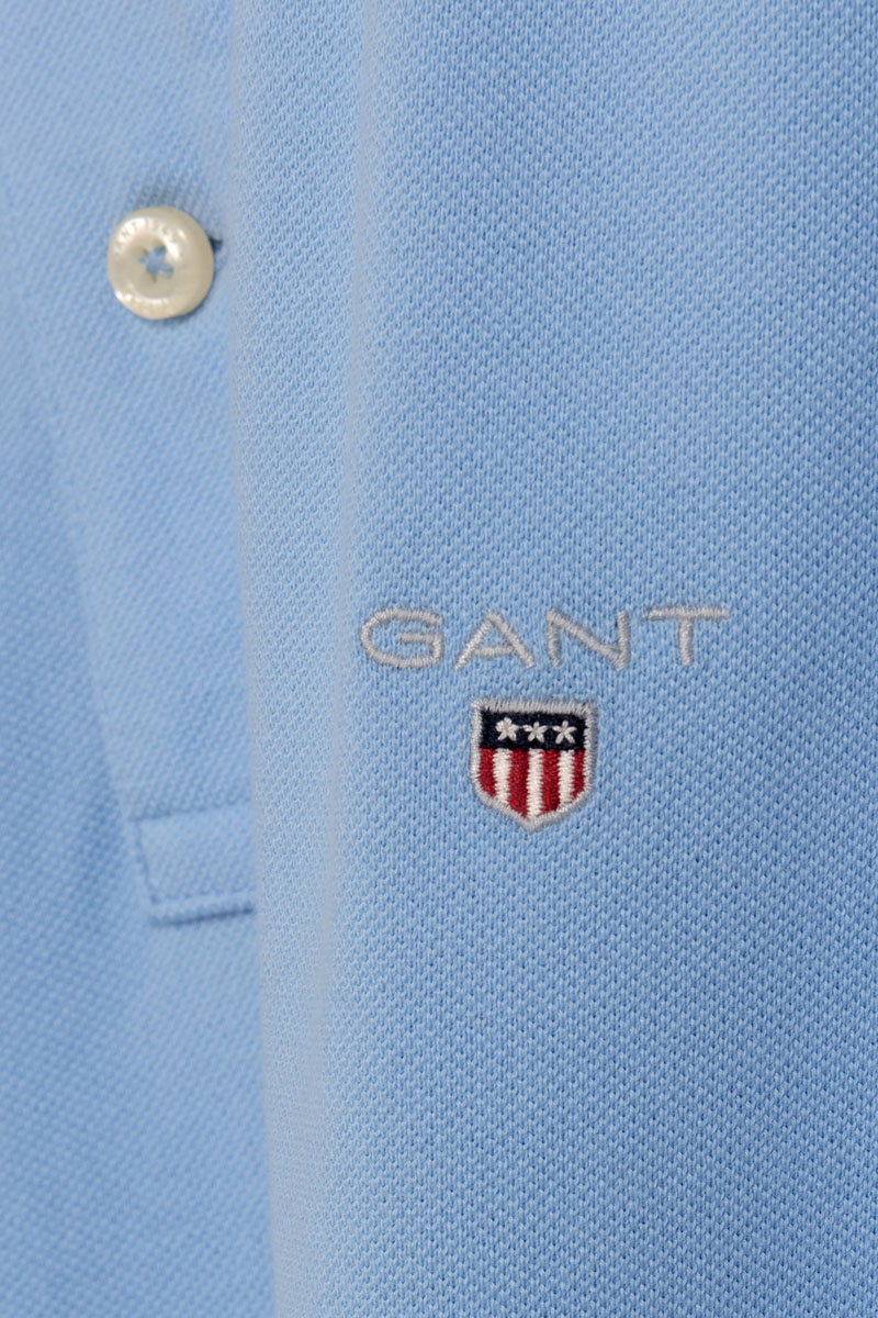 Gant THE ORIGINAL PIQUE SS RUGGER Blauw-2 3