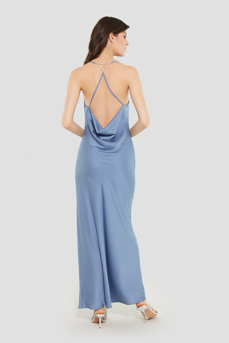 Swing Evening Dress Blauw-1 3