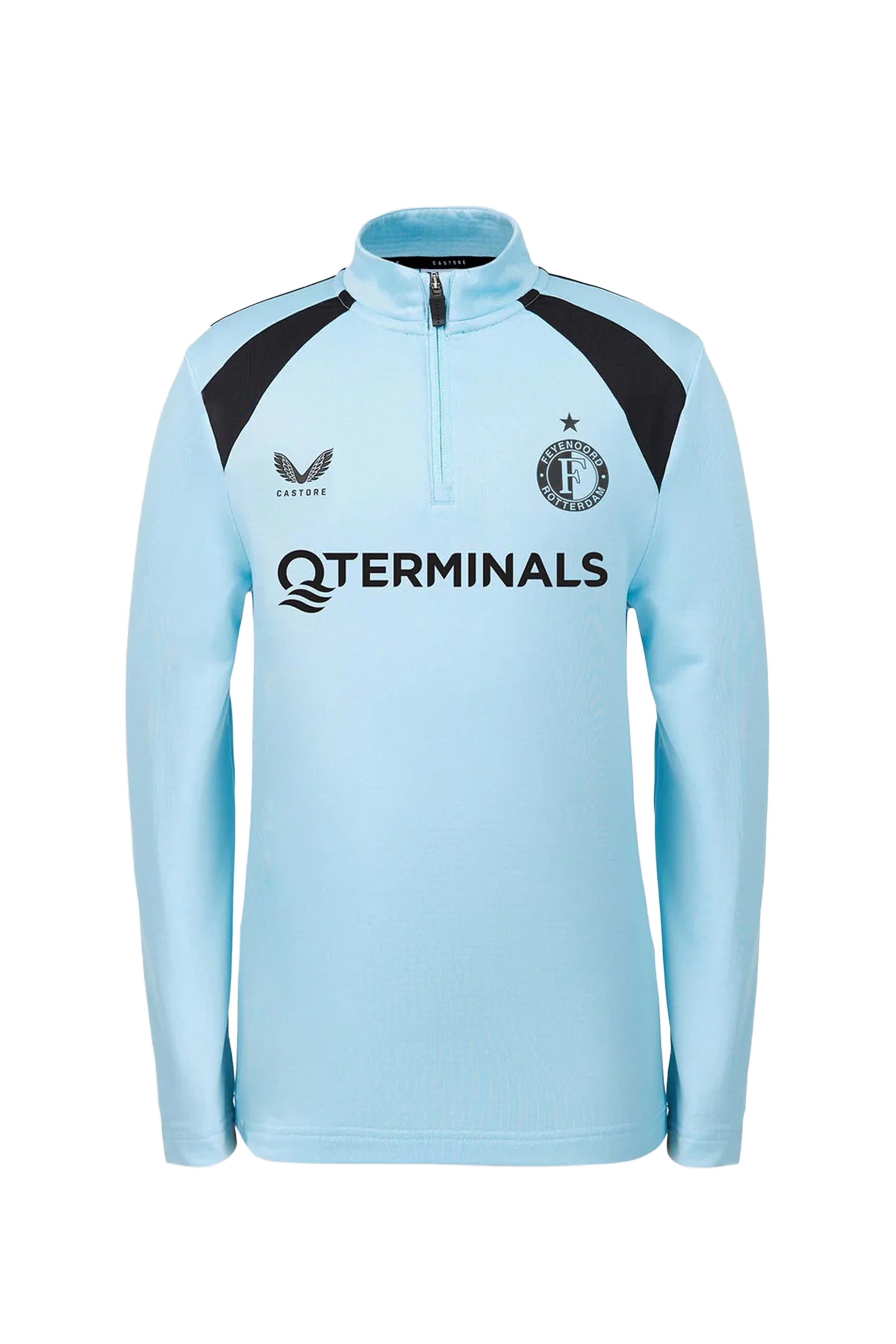 Voetbal jongens club t-shirt blauw