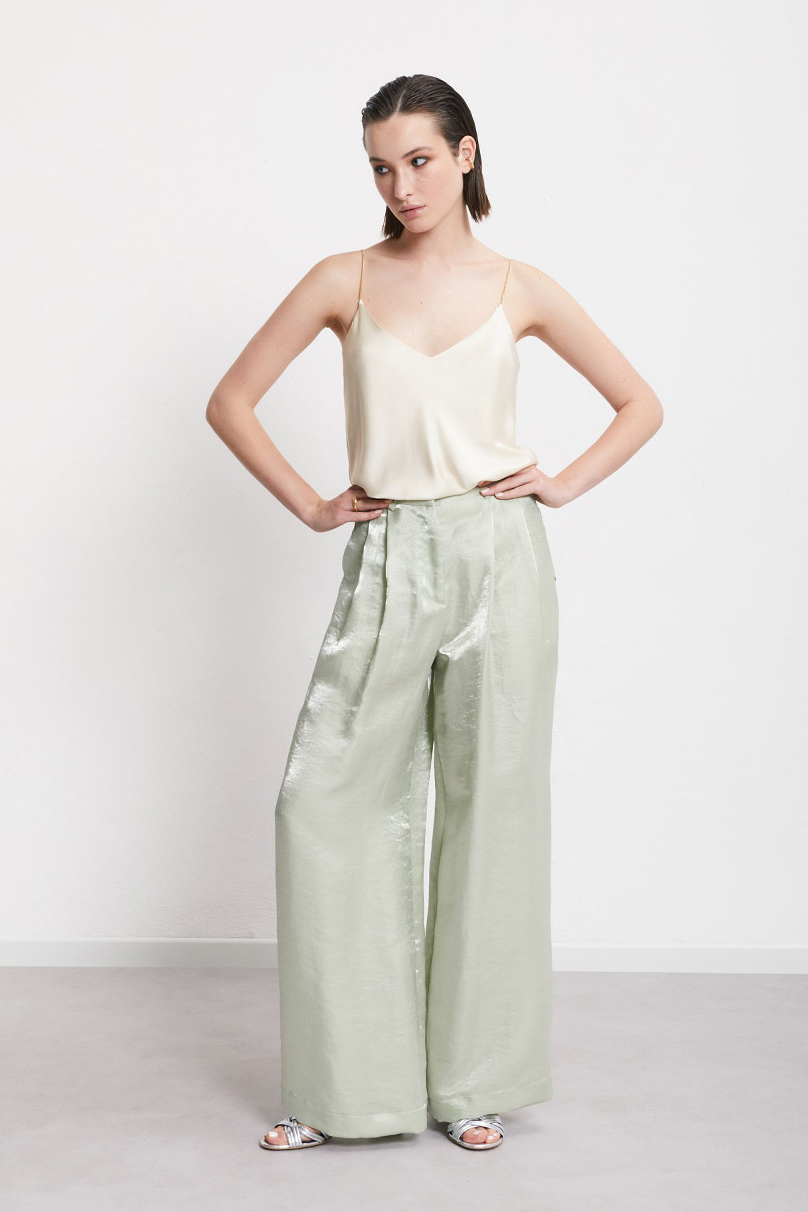 Dames broek groen