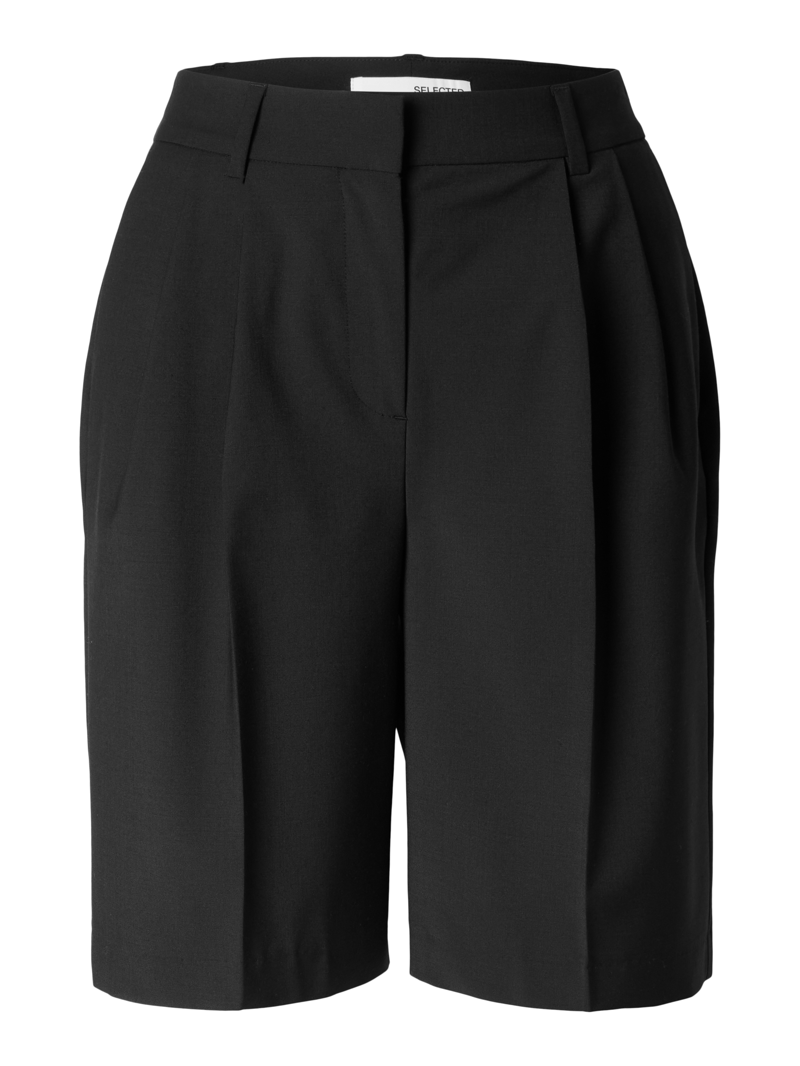 Selected SLFABBI LS HW BERMUDA SHORTS 179099-Black 1