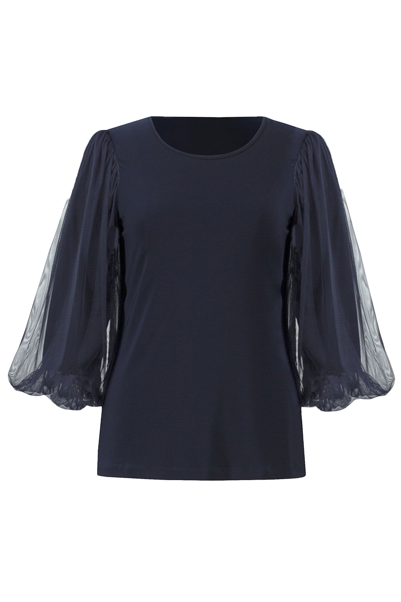 Dames top blauw