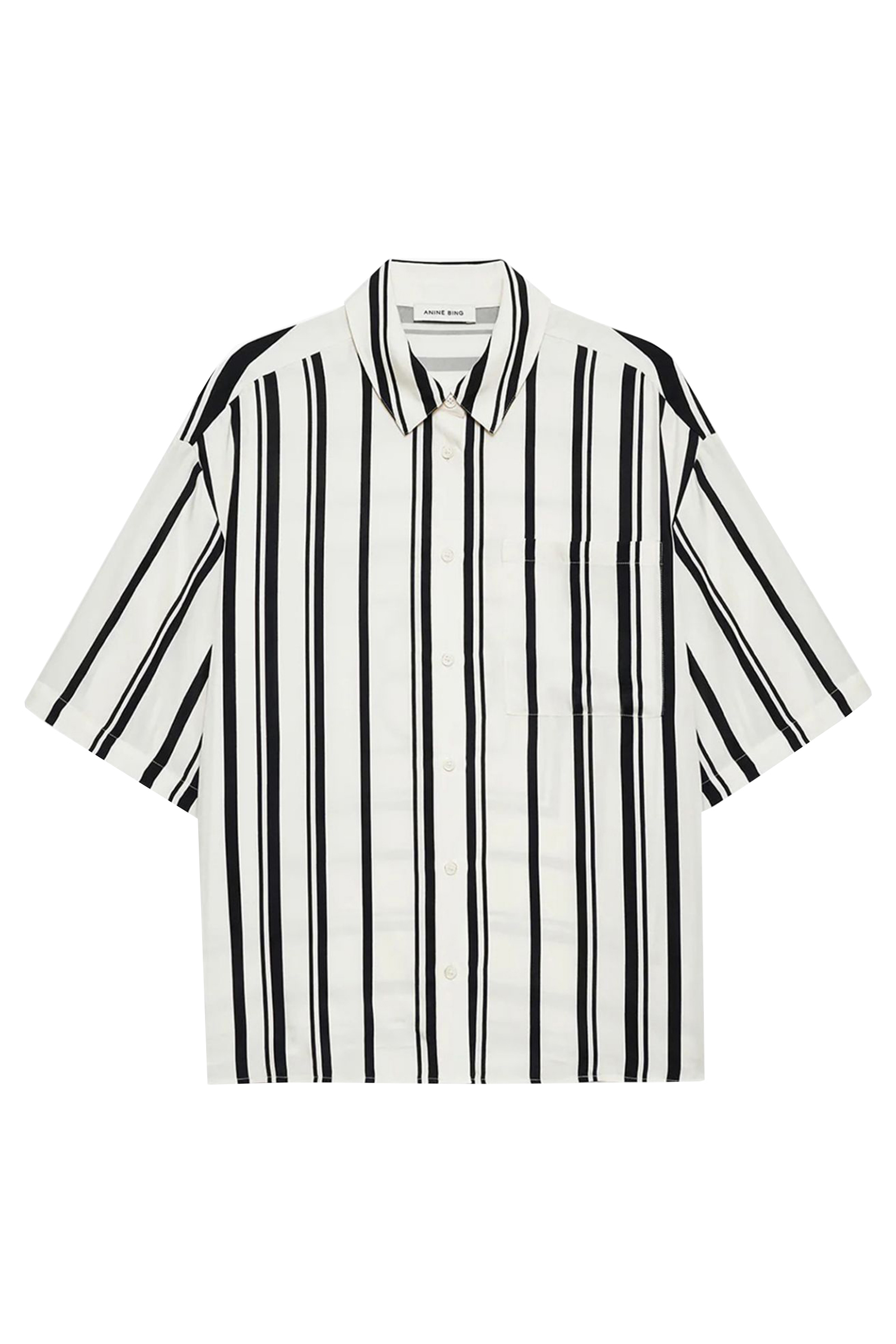 Anine Bing Coco shirt Ecru-1 1