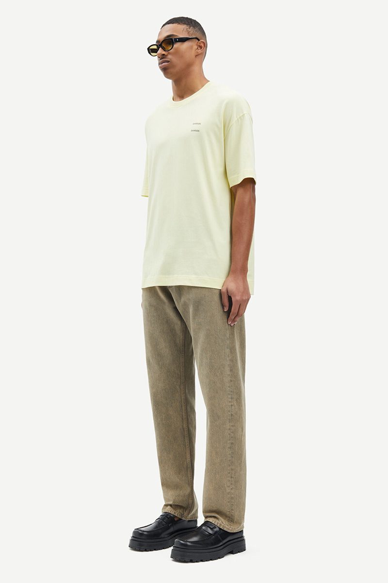 Samsøe Samsøe JOEL T-SHIRT 11415 Geel-1 3