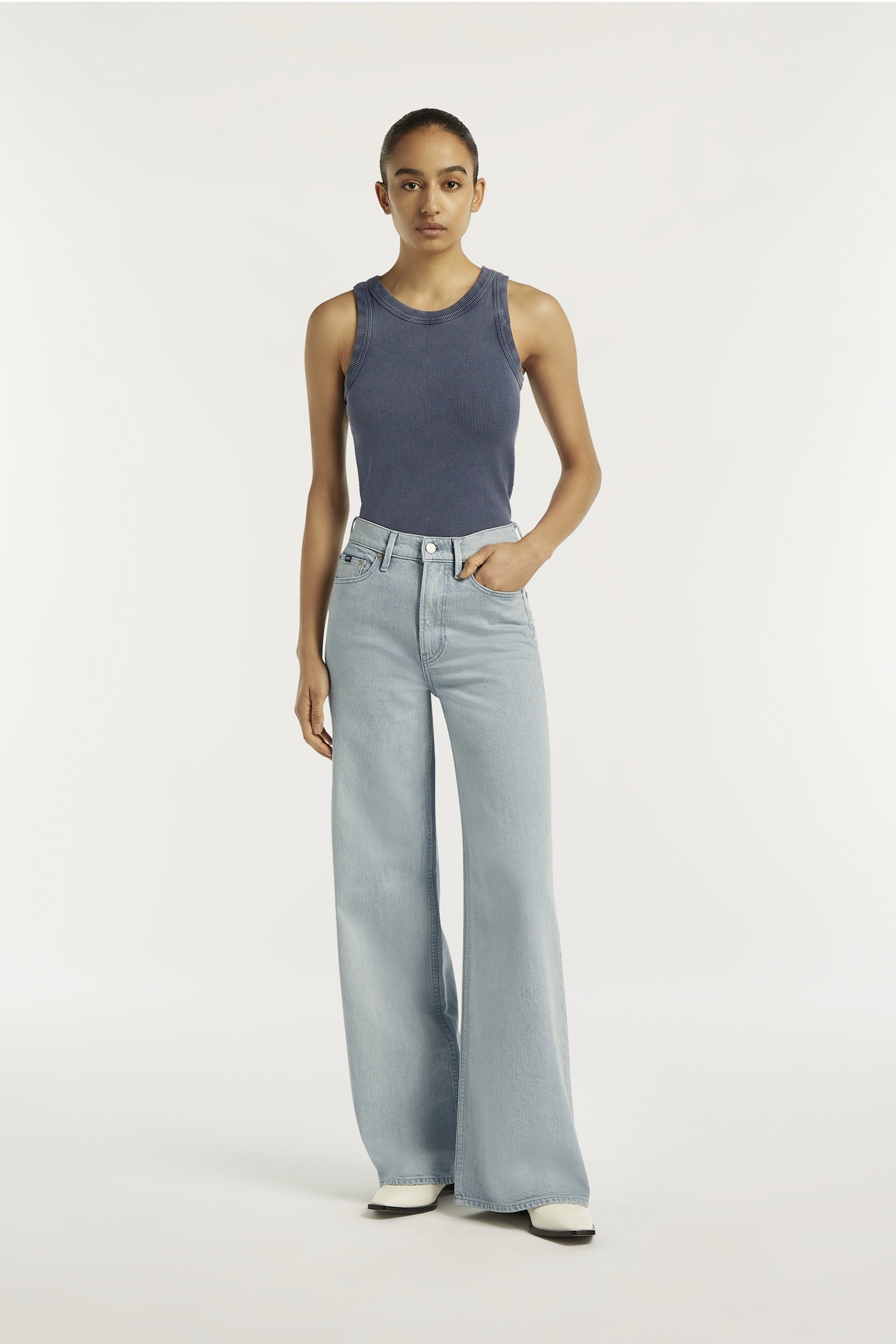 Dames jeans blauw