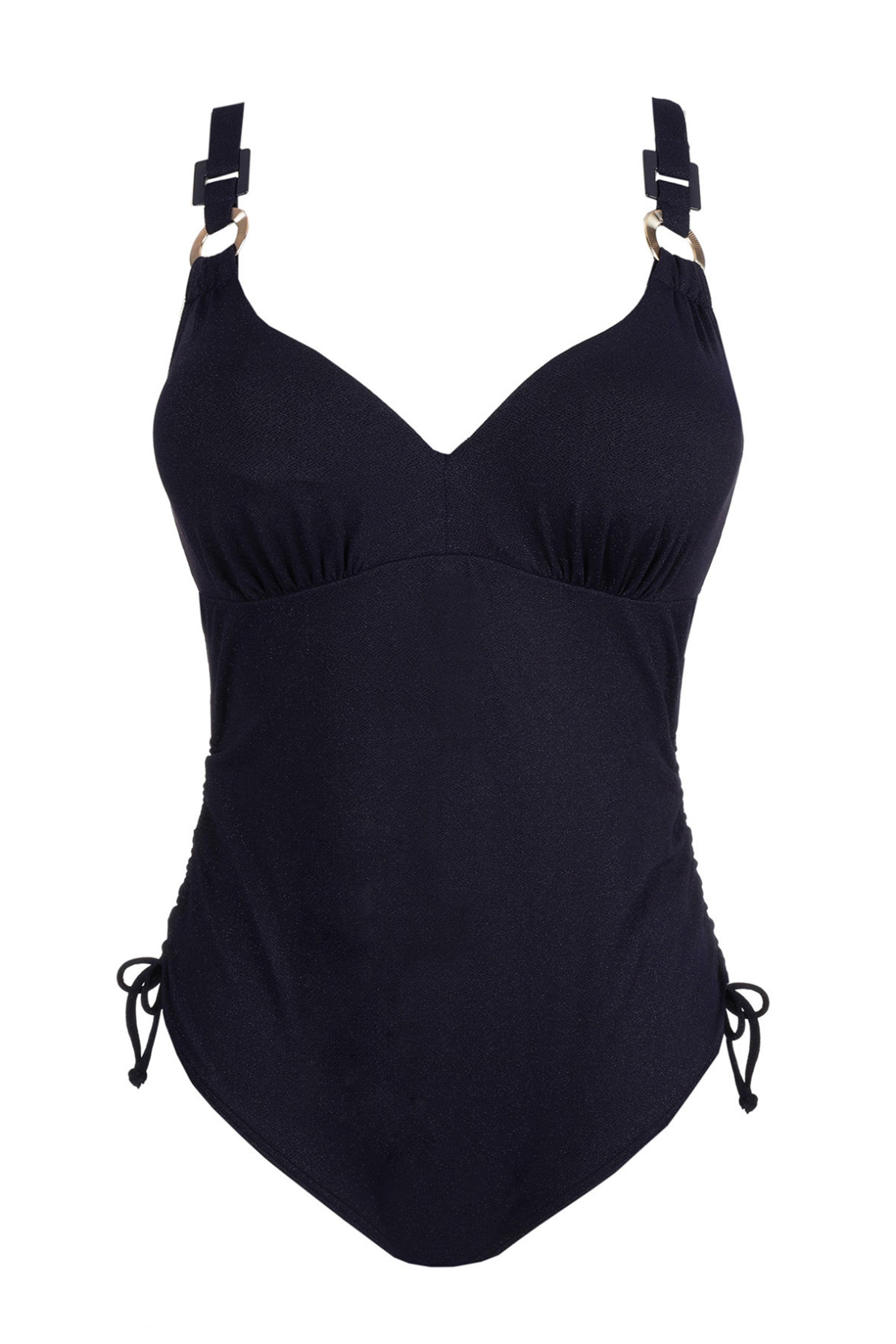 Bad/beach dames badpak modecup blauw