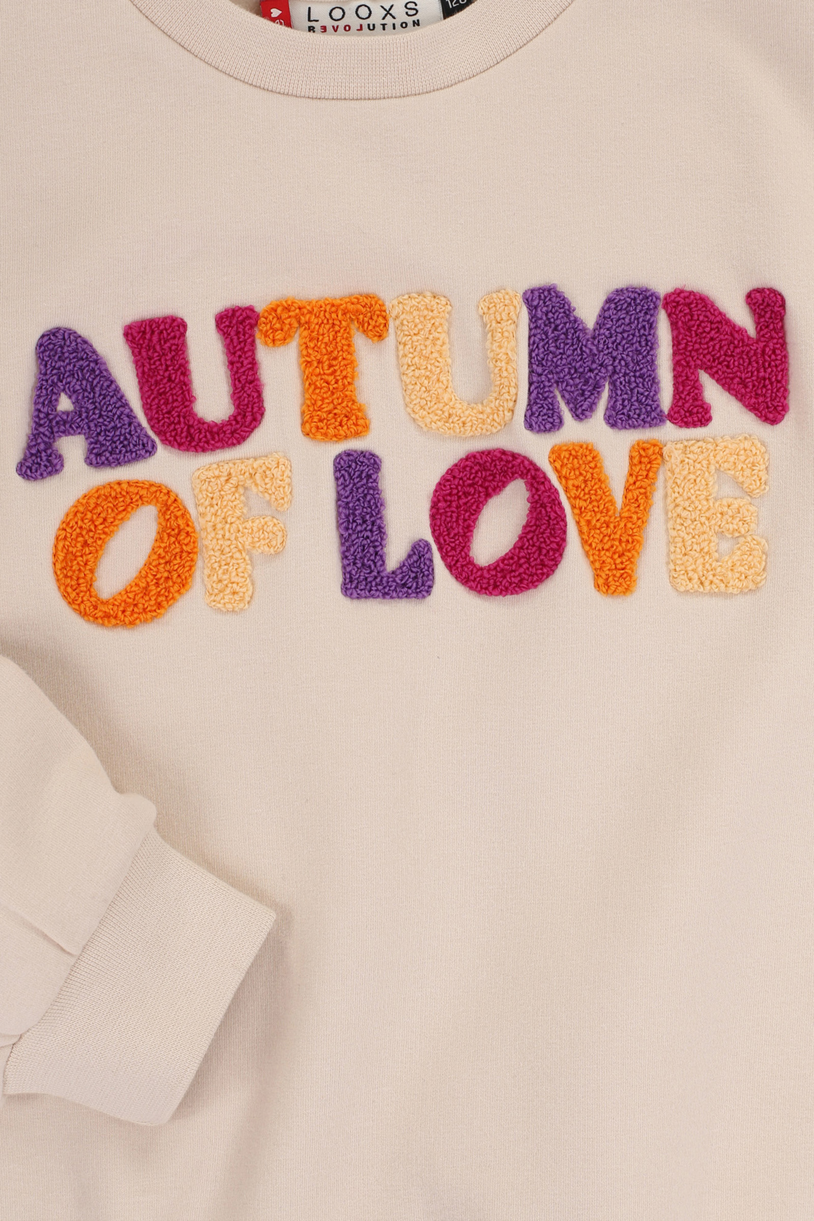 Meisjes sweater ecru