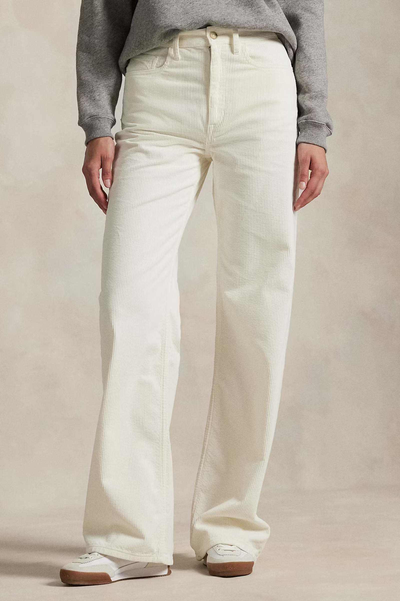 Dames broek ecru