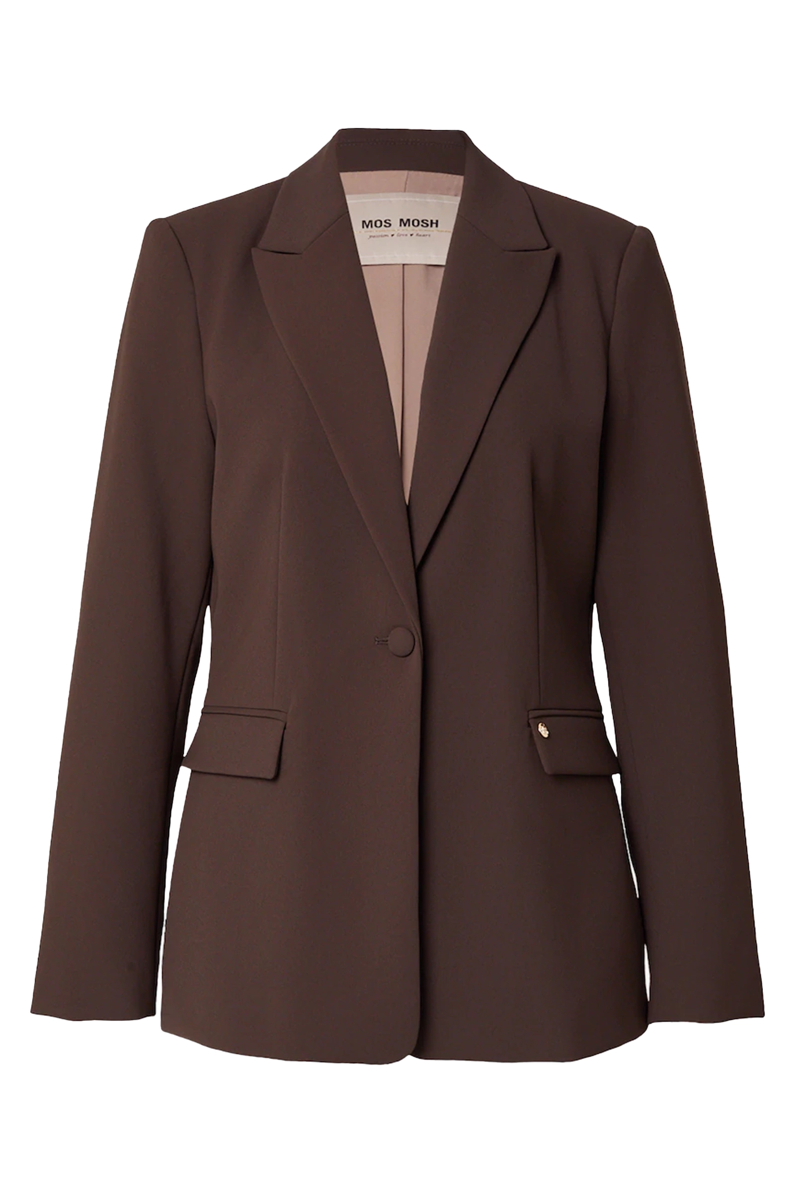 Dames blazer bruin