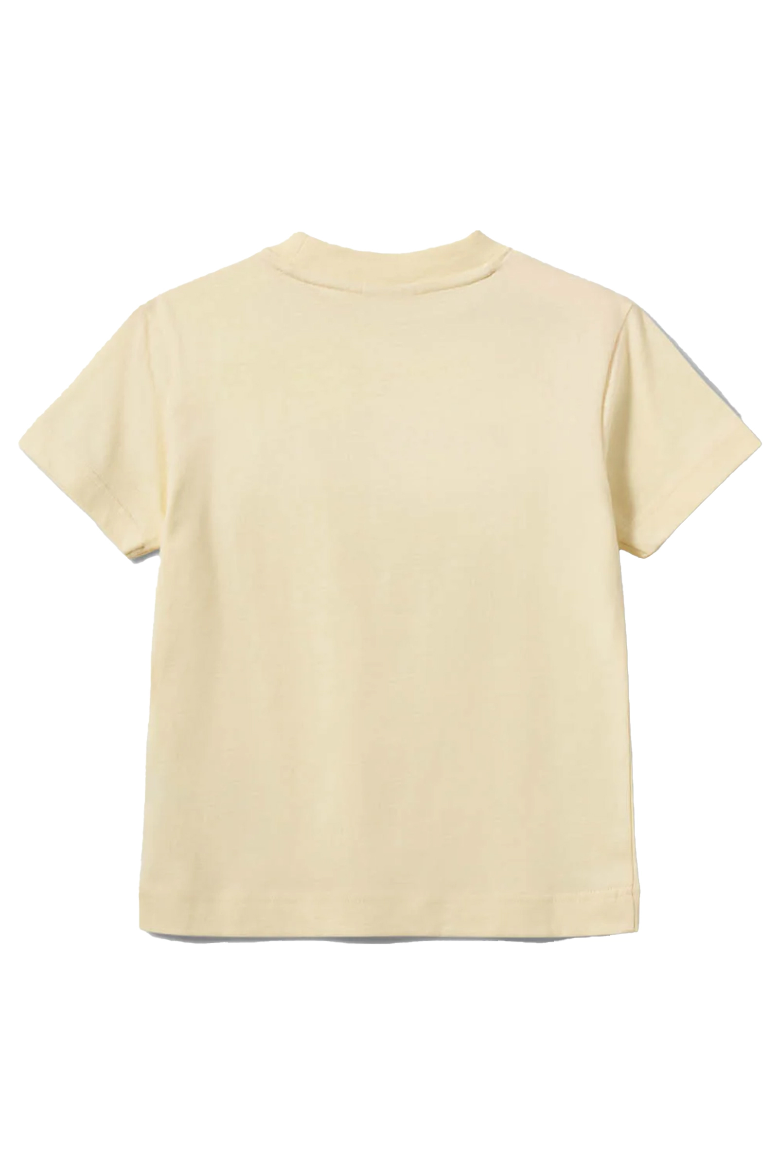 Meisjes t-shirt korte mouw geel